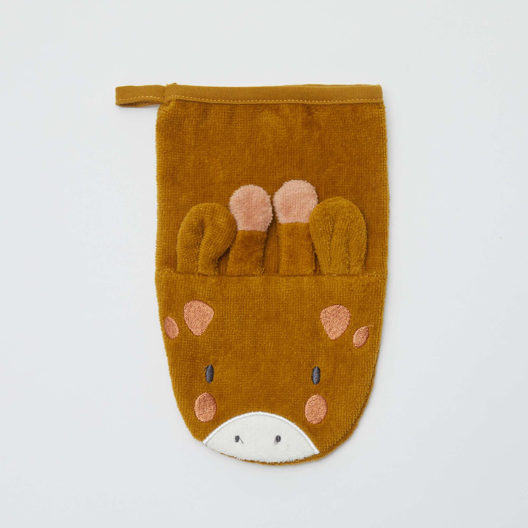 2-Pack Wash Mitts with Character - Kiabi Home BROWN - Image 4