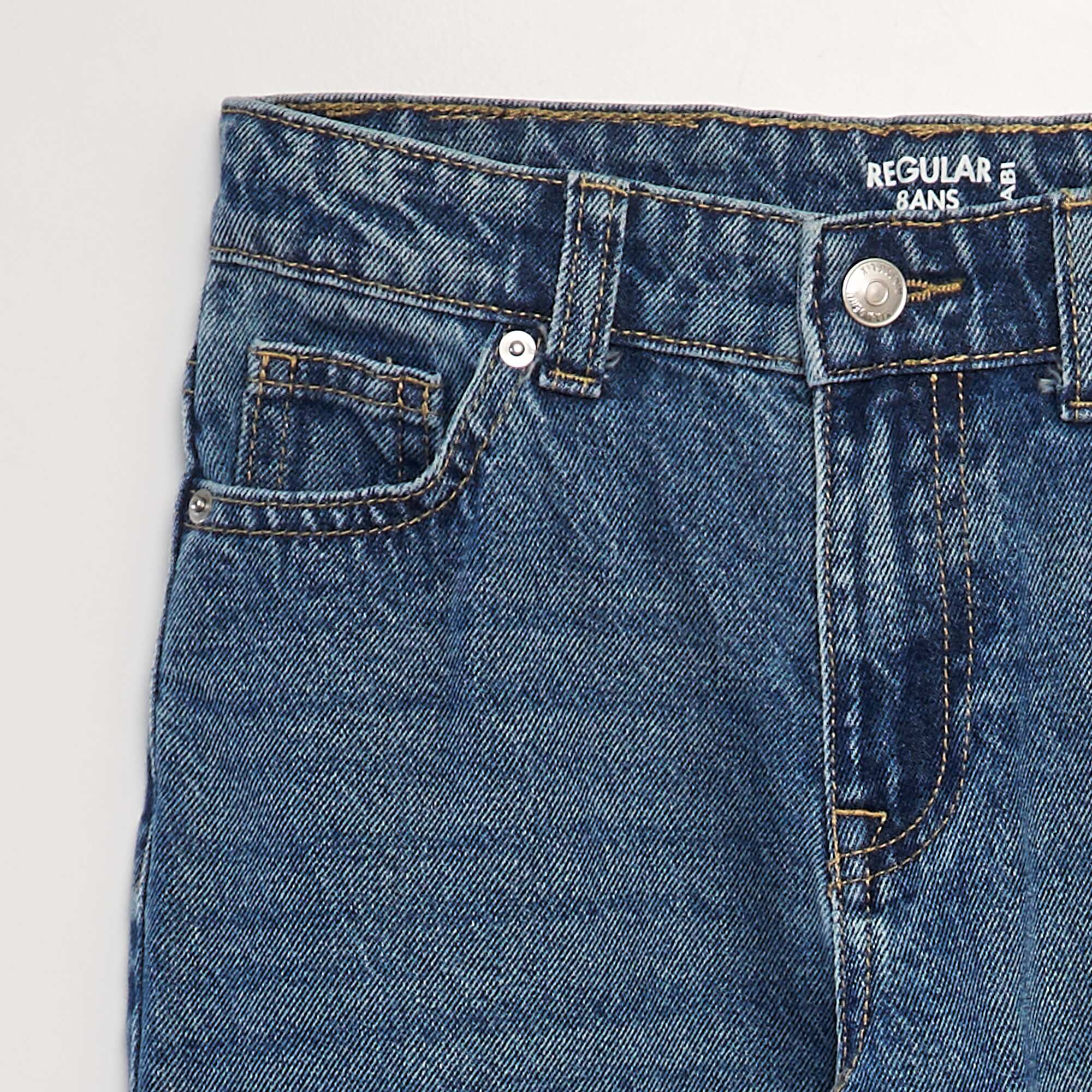 5-pocket straight-leg jeans BLUE - Image 3