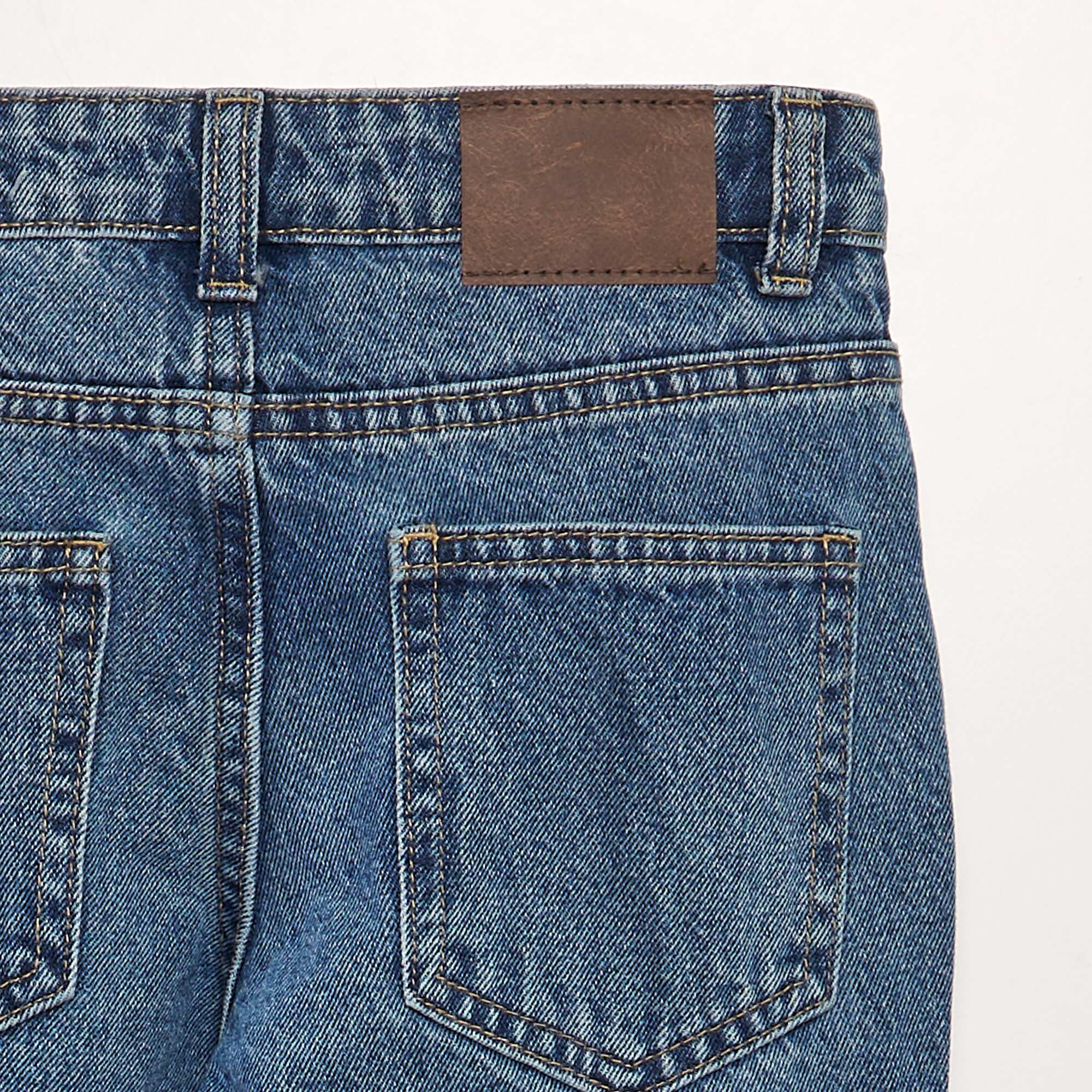 5-pocket straight-leg jeans BLUE - Image 4