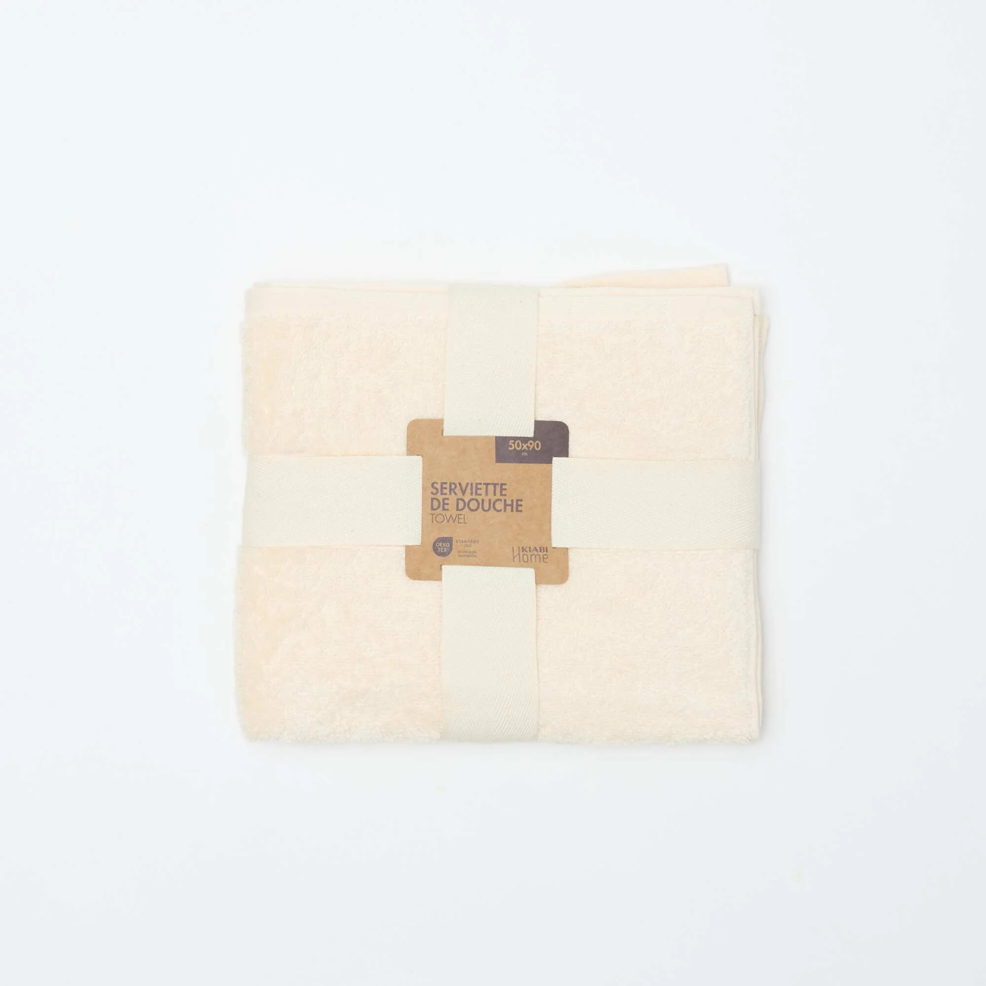 Bath Towel 50x90 cm WHITE - Image 3