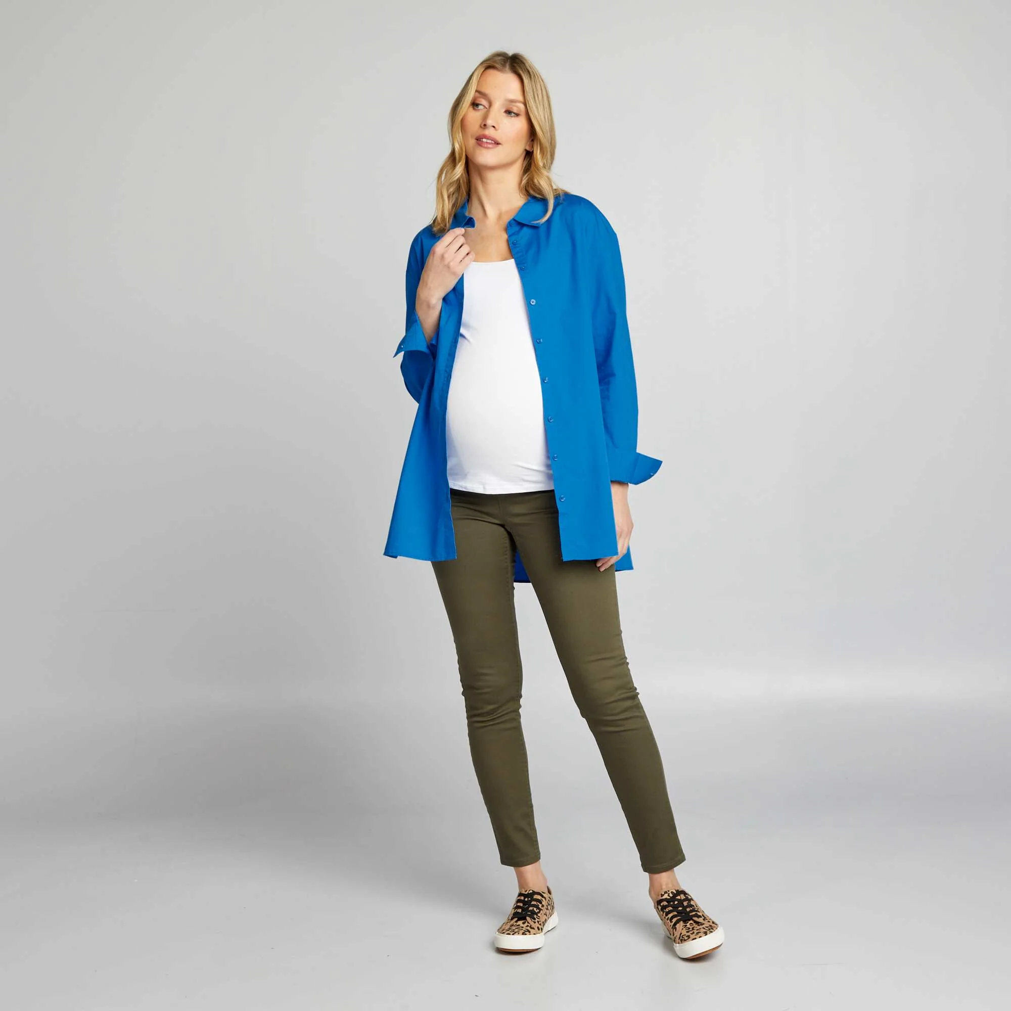 Breastfeeding vest top WHITE - Image 3