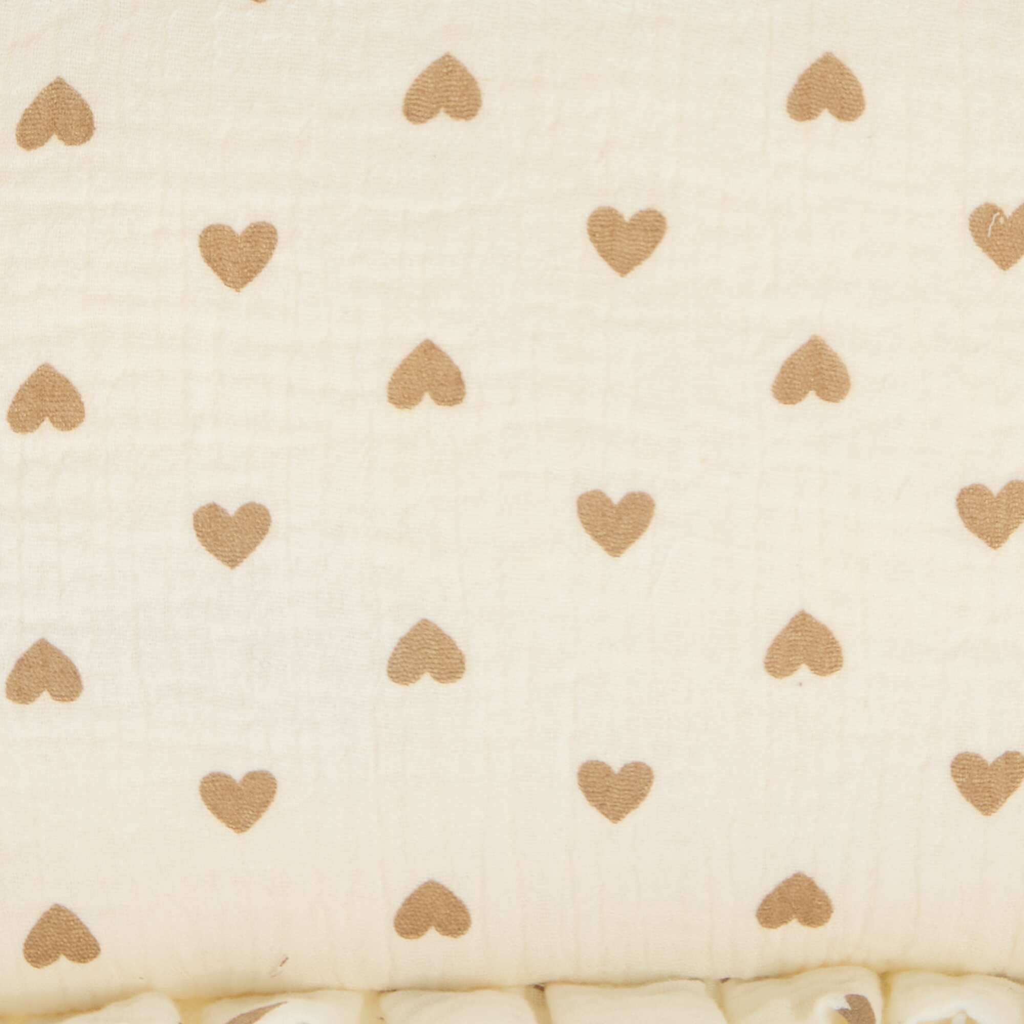 Cotton Gauze Toilet Bag BEIGE - Image 3