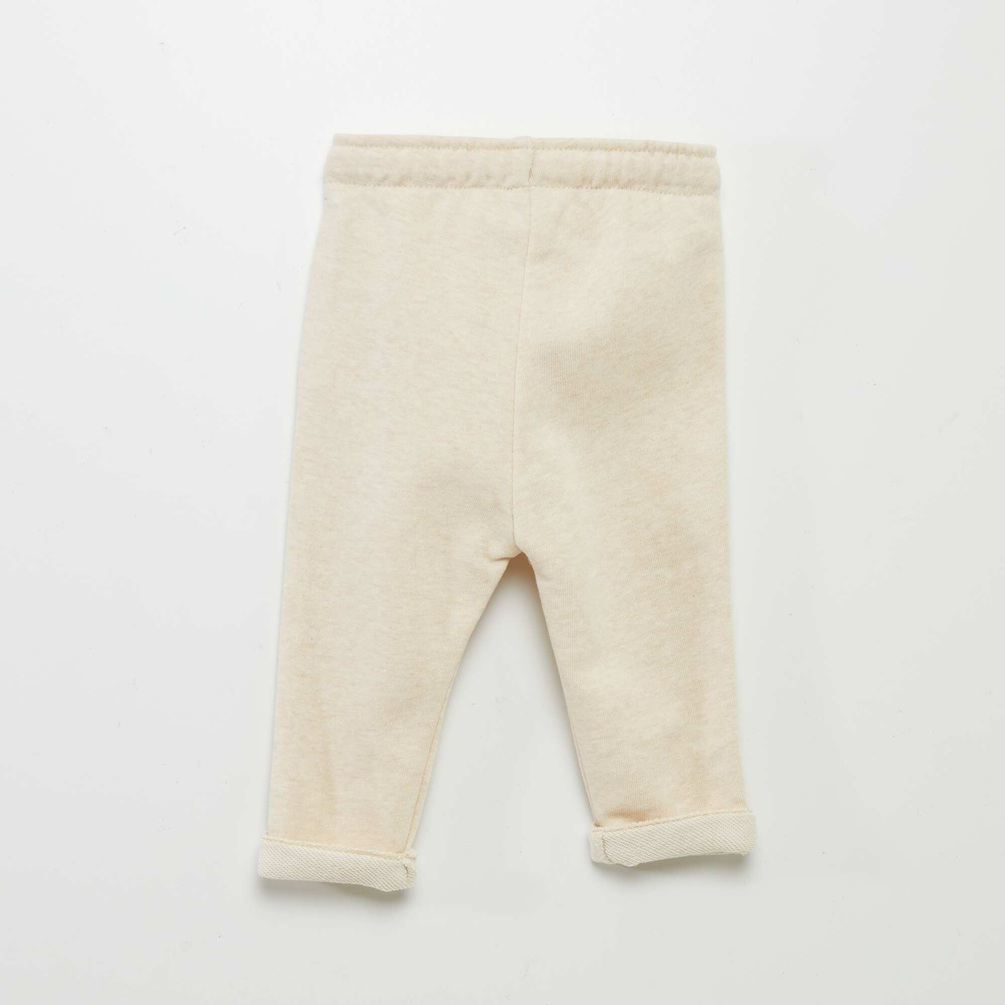 French terry joggers BEIGE - Image 3