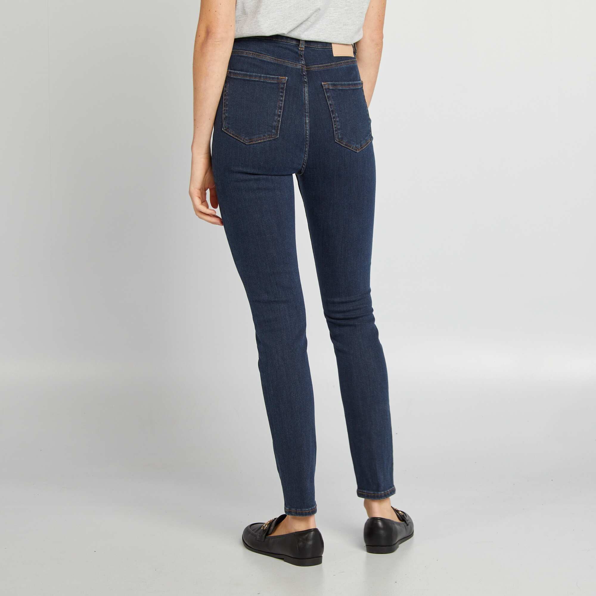High-rise skinny jeans BLUE - Image 4