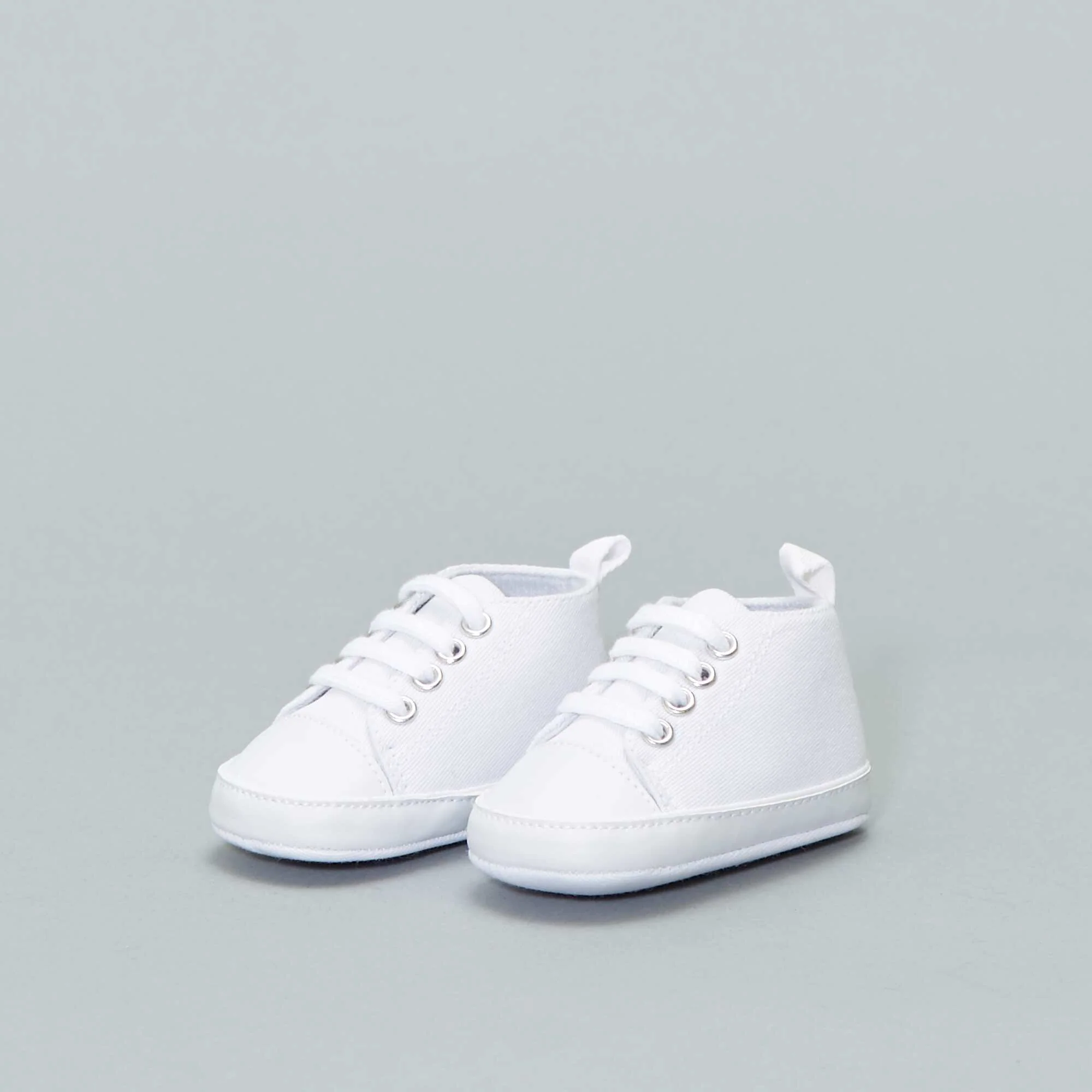 High top canvas trainers White - Image 6