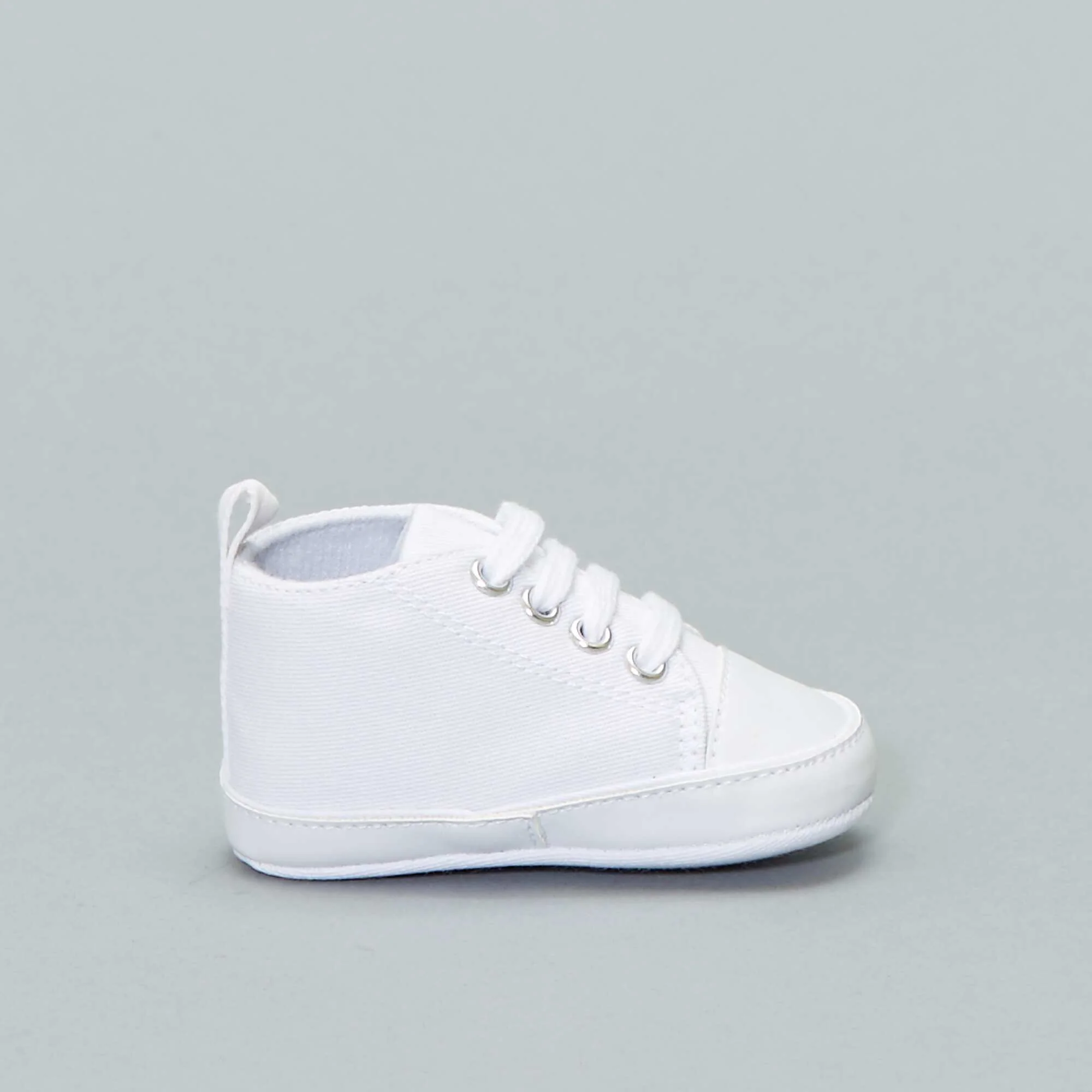 High top canvas trainers White - Image 8