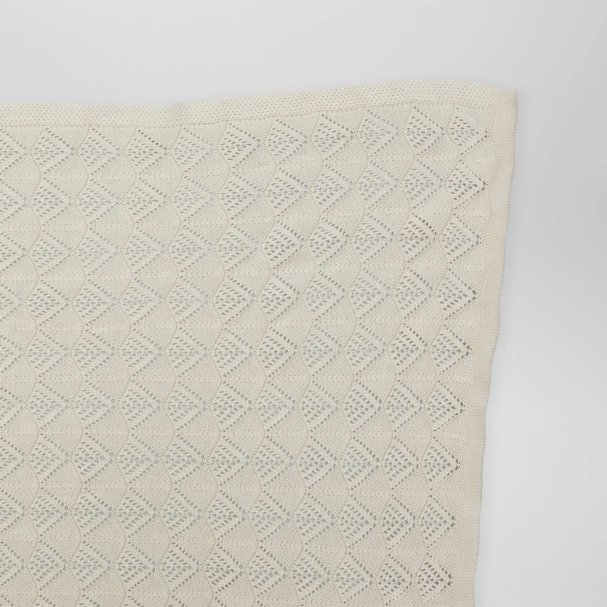 Knitted blanket BEIGE - Image 3