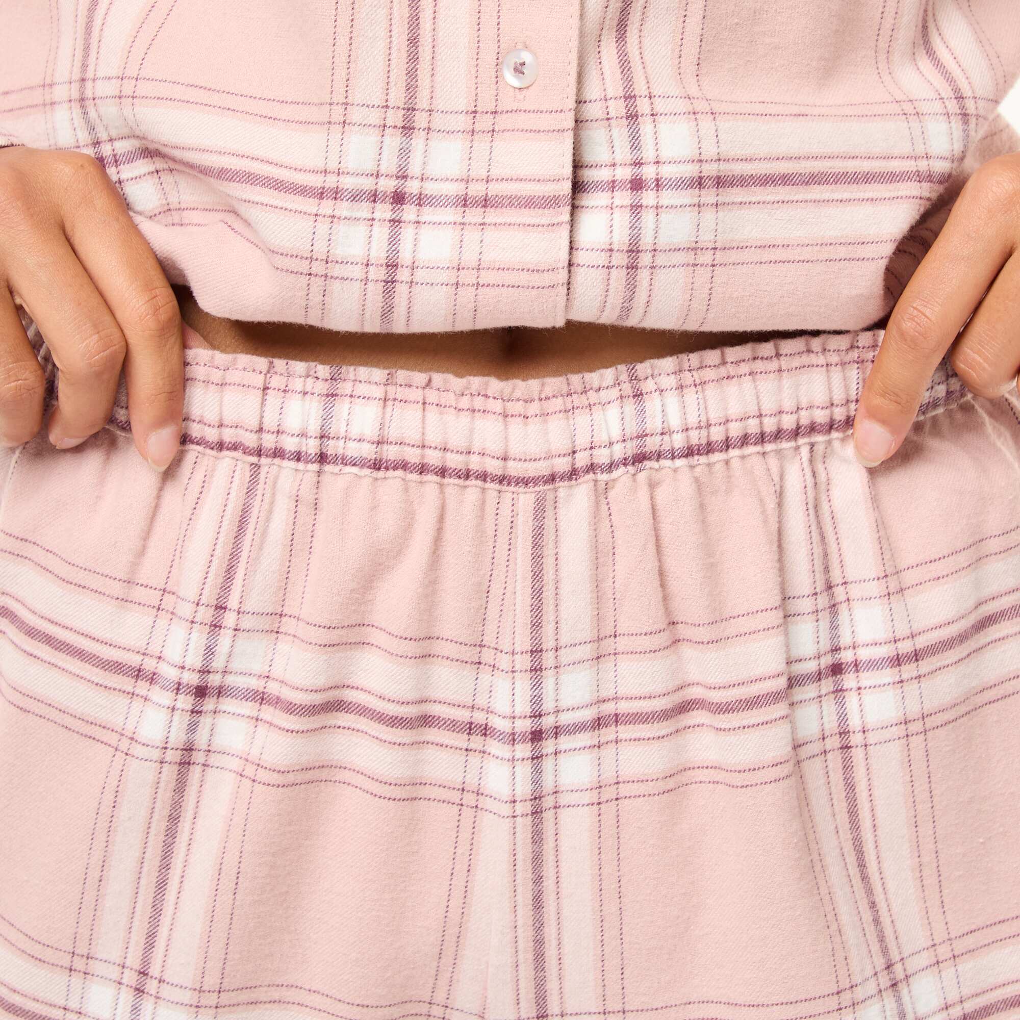 Long 2-Piece Pajama Set: Shirt + Pants - 2 pieces PINK - Image 4