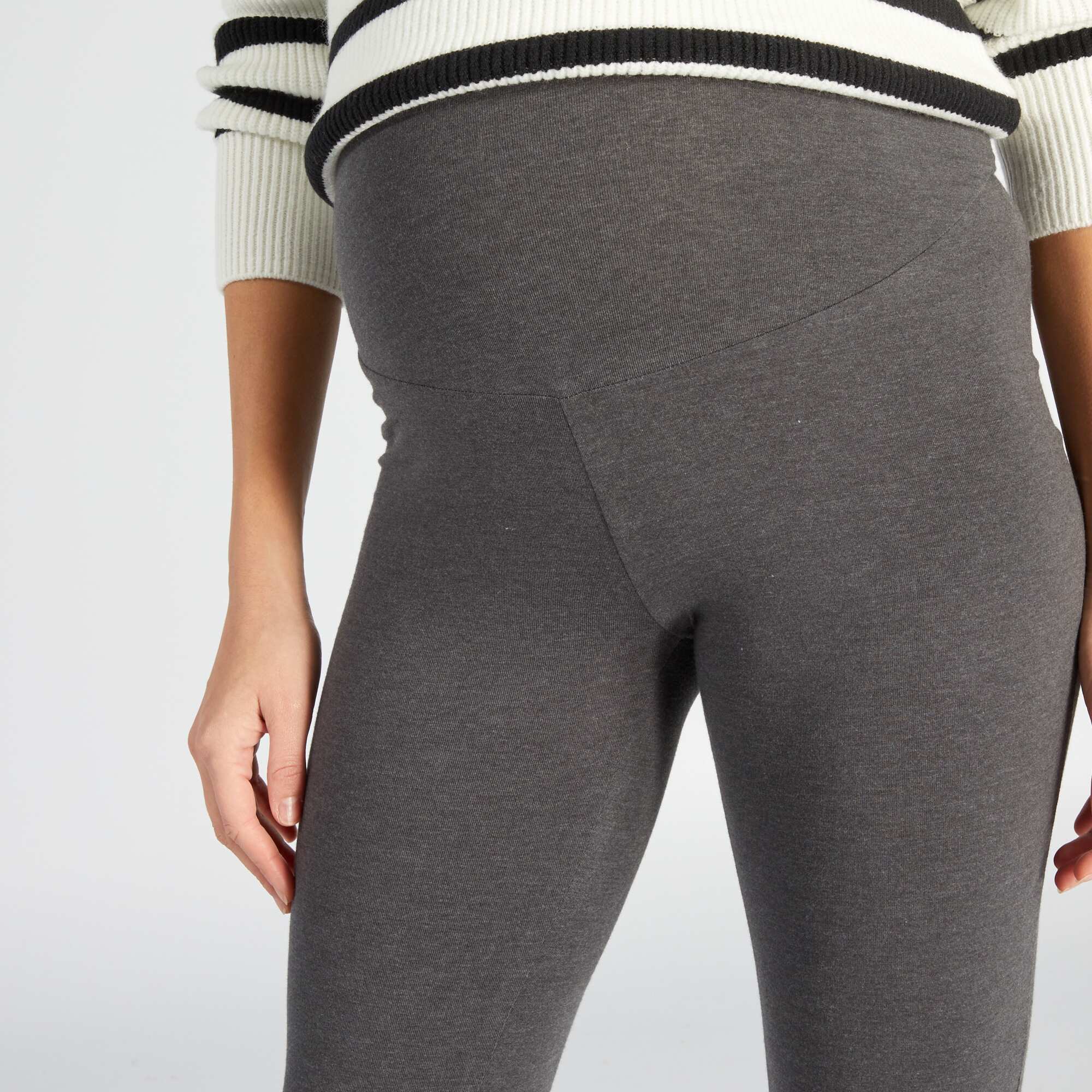 Maternity leggings GREY - Image 3