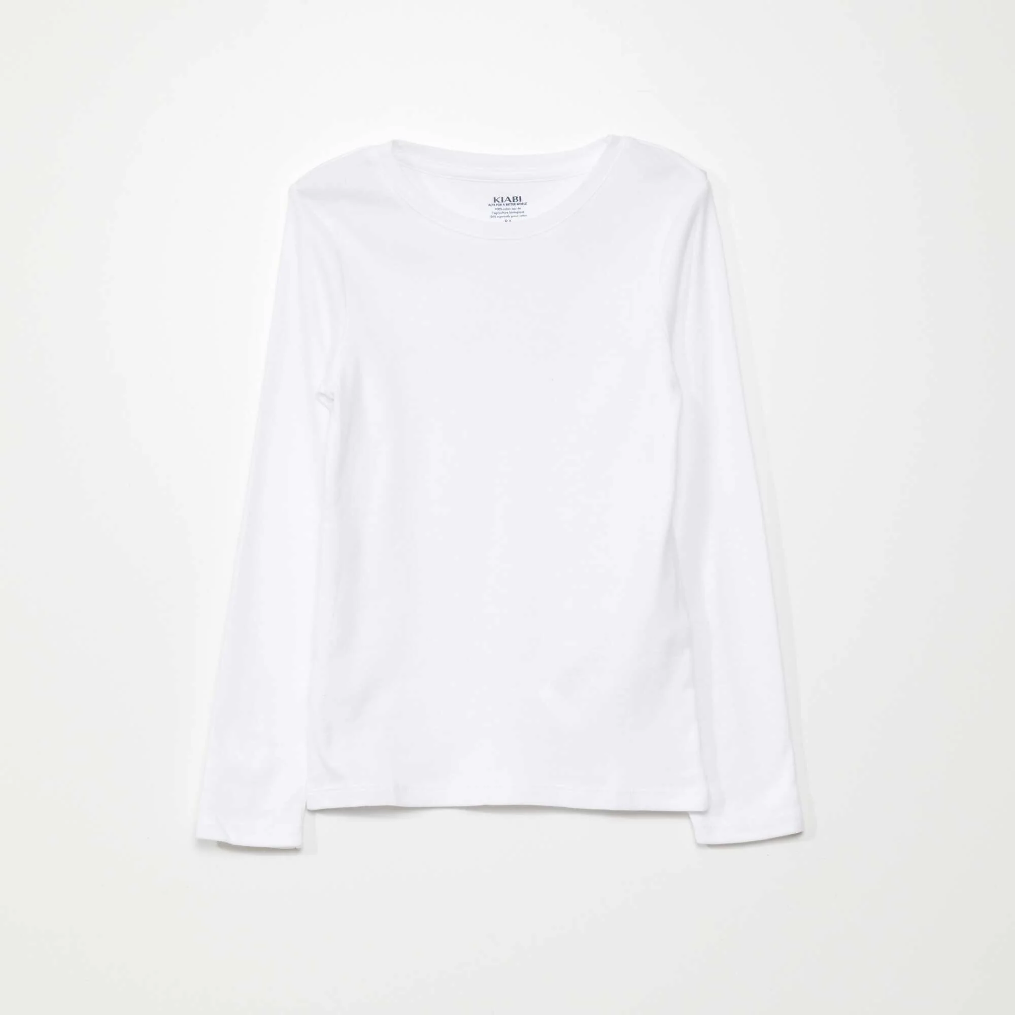 Pack of 2 jersey T-shirts WHITE - Image 3