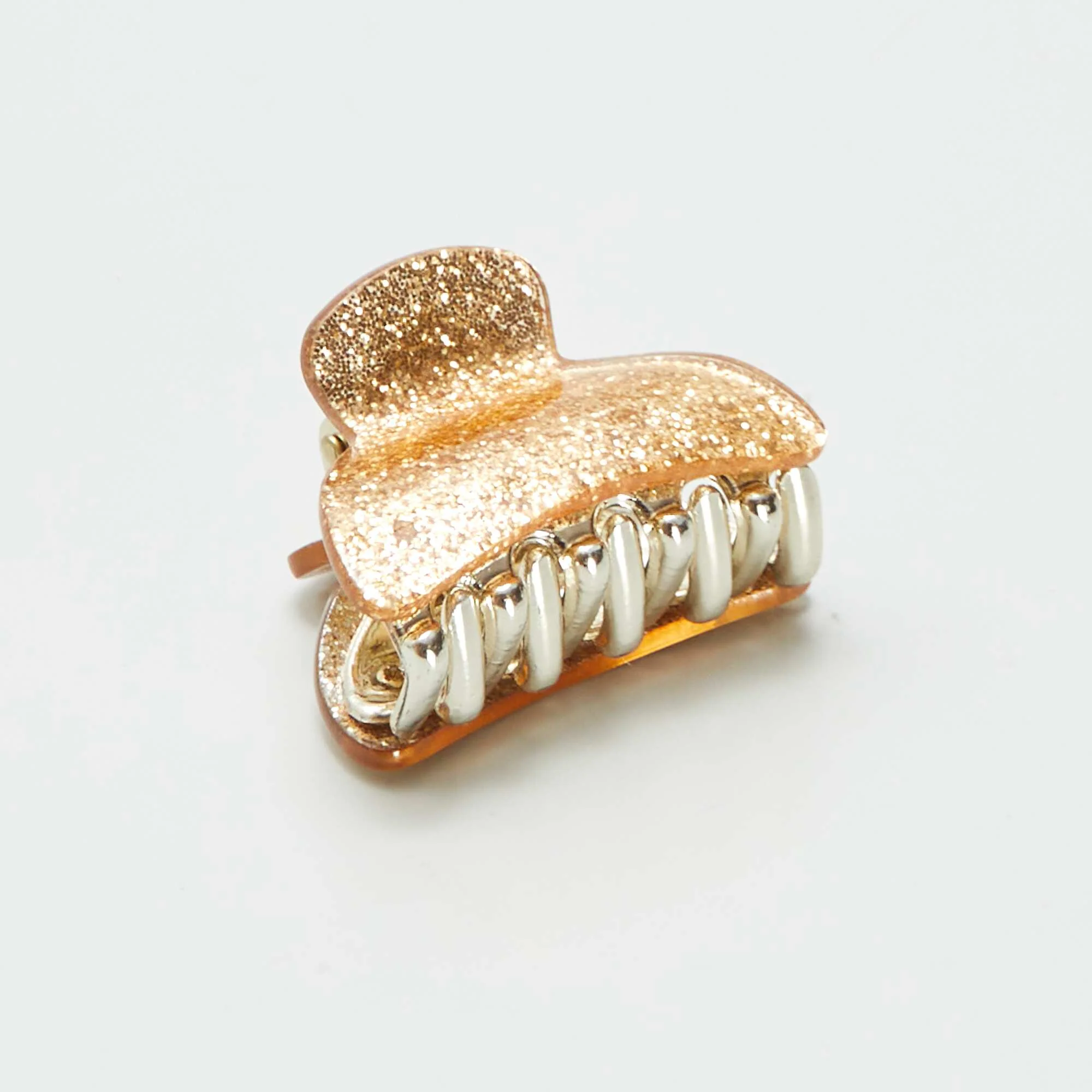 Pack of 3 claw hair clips - 1 large and 2 small BROWN - Image 4