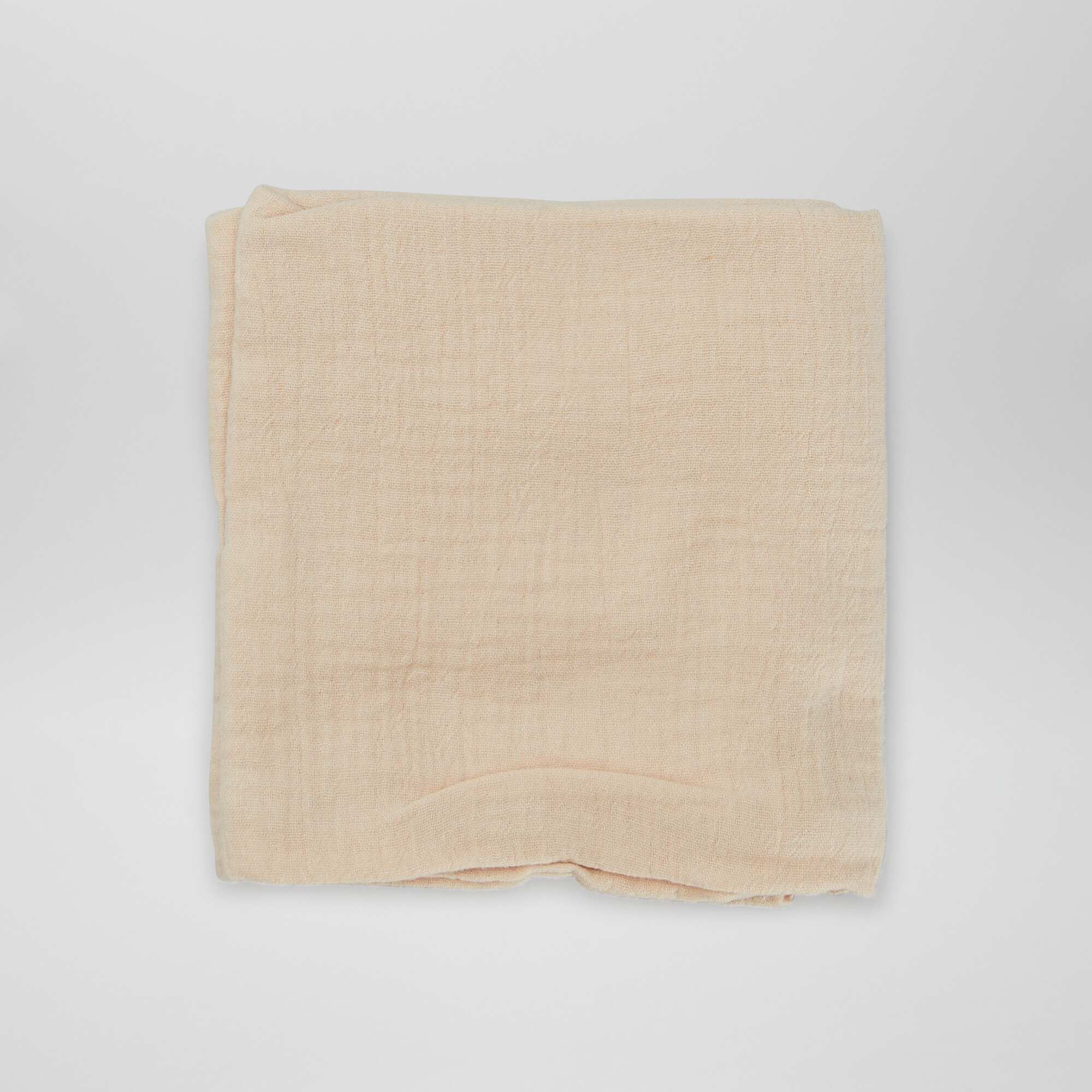 Pack of 3 cotton muslin squares WHITE - Image 4