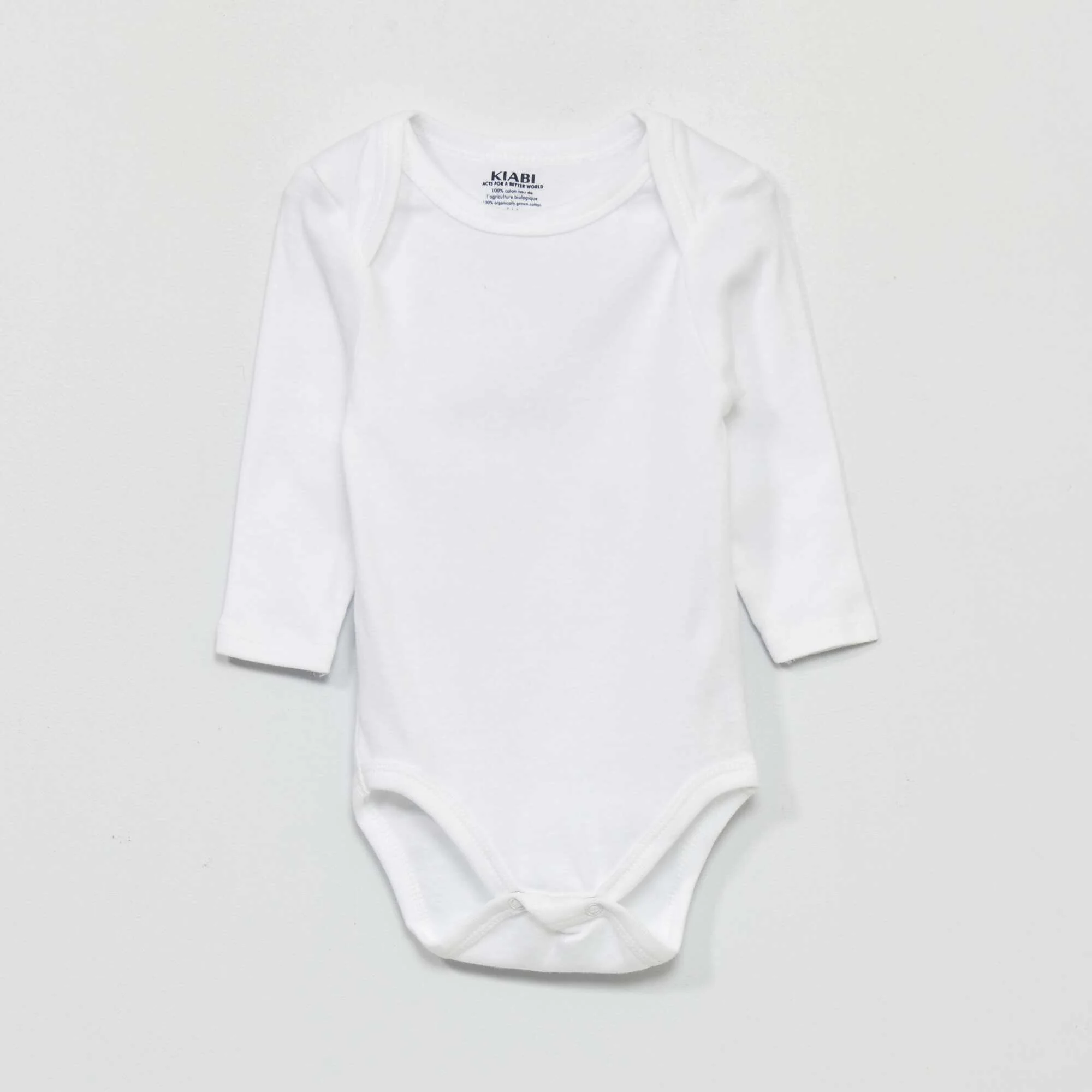 Pack of 3 jersey bodies White - Image 3