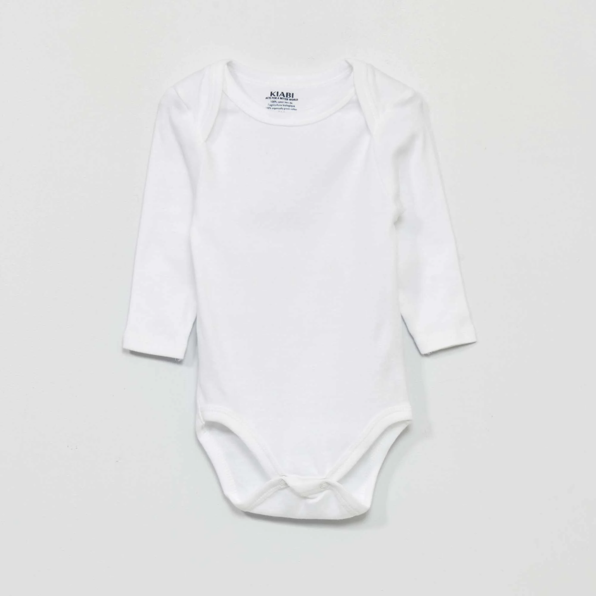 Pack of 3 jersey bodies White - Image 4