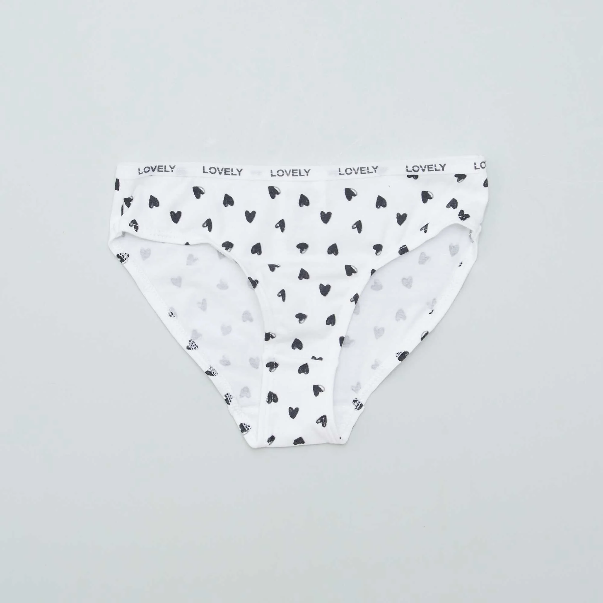 Pack of 4 pairs of printed briefs WHITE - Image 3