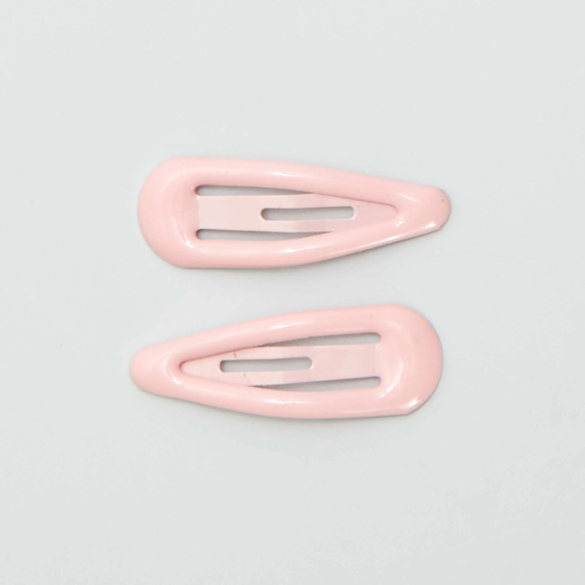 Pack of 8 mini snap hair slides PINK - Image 4