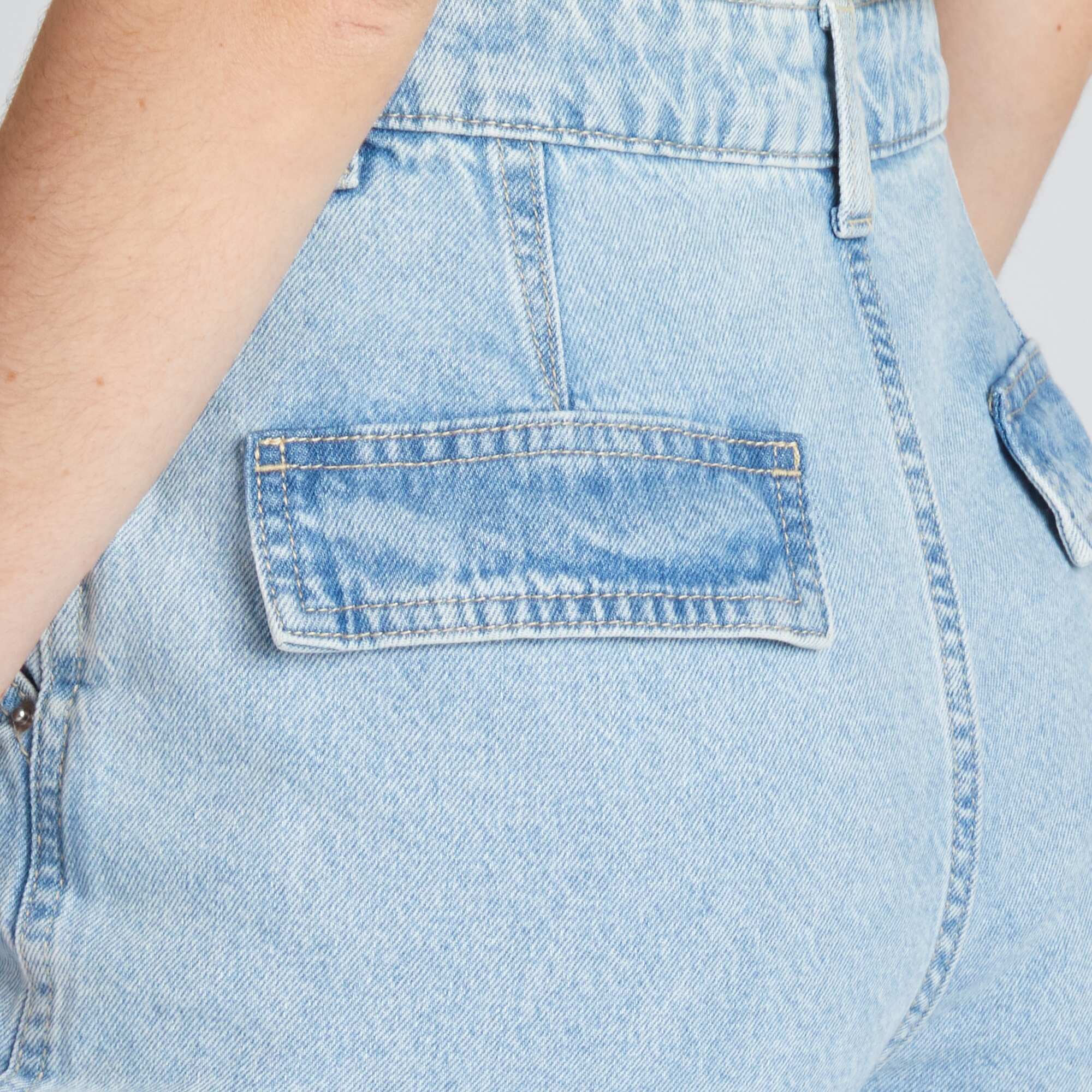 Paperbag jeans Blue - Image 6