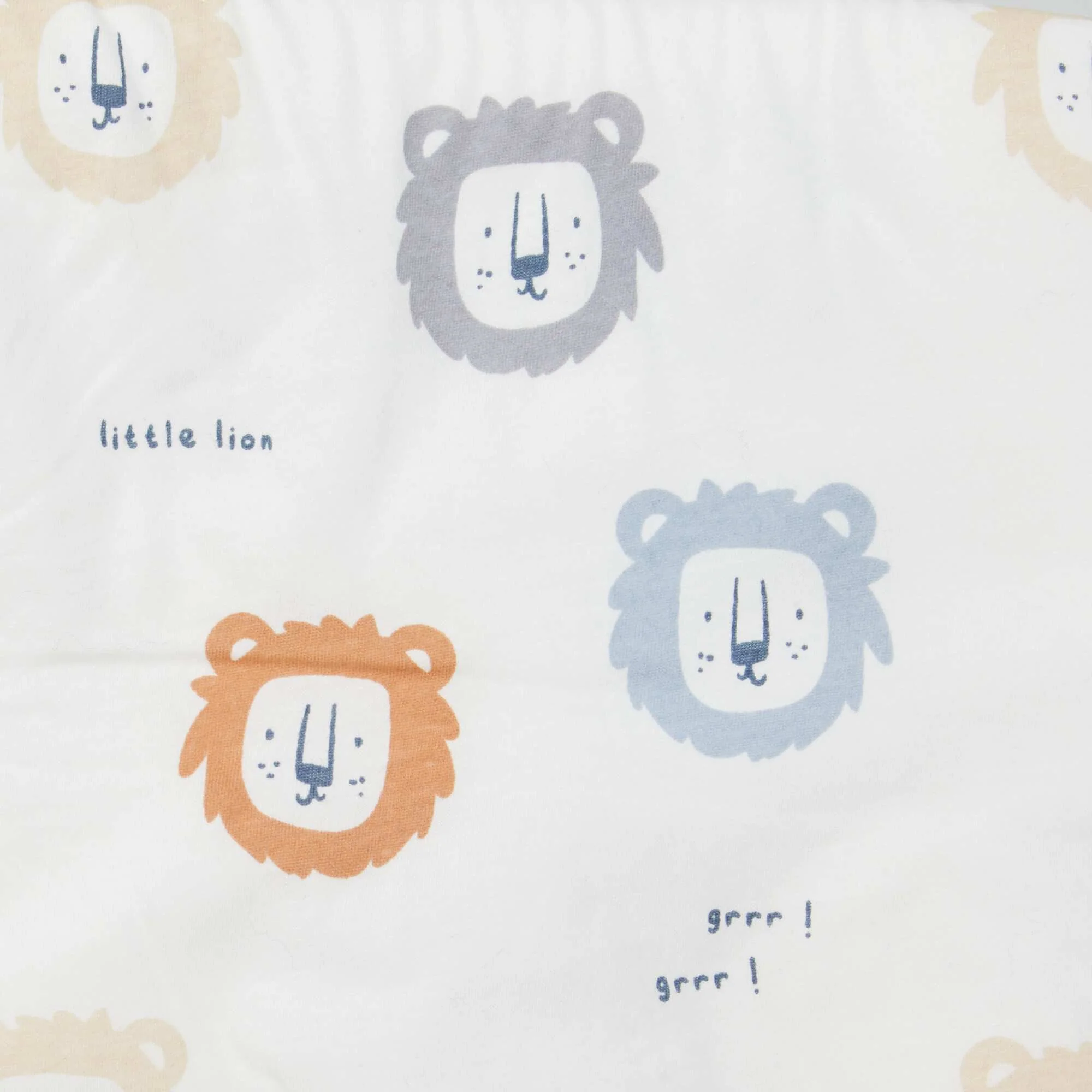 Printed blanket with fleecy lining WHITE - Image 5