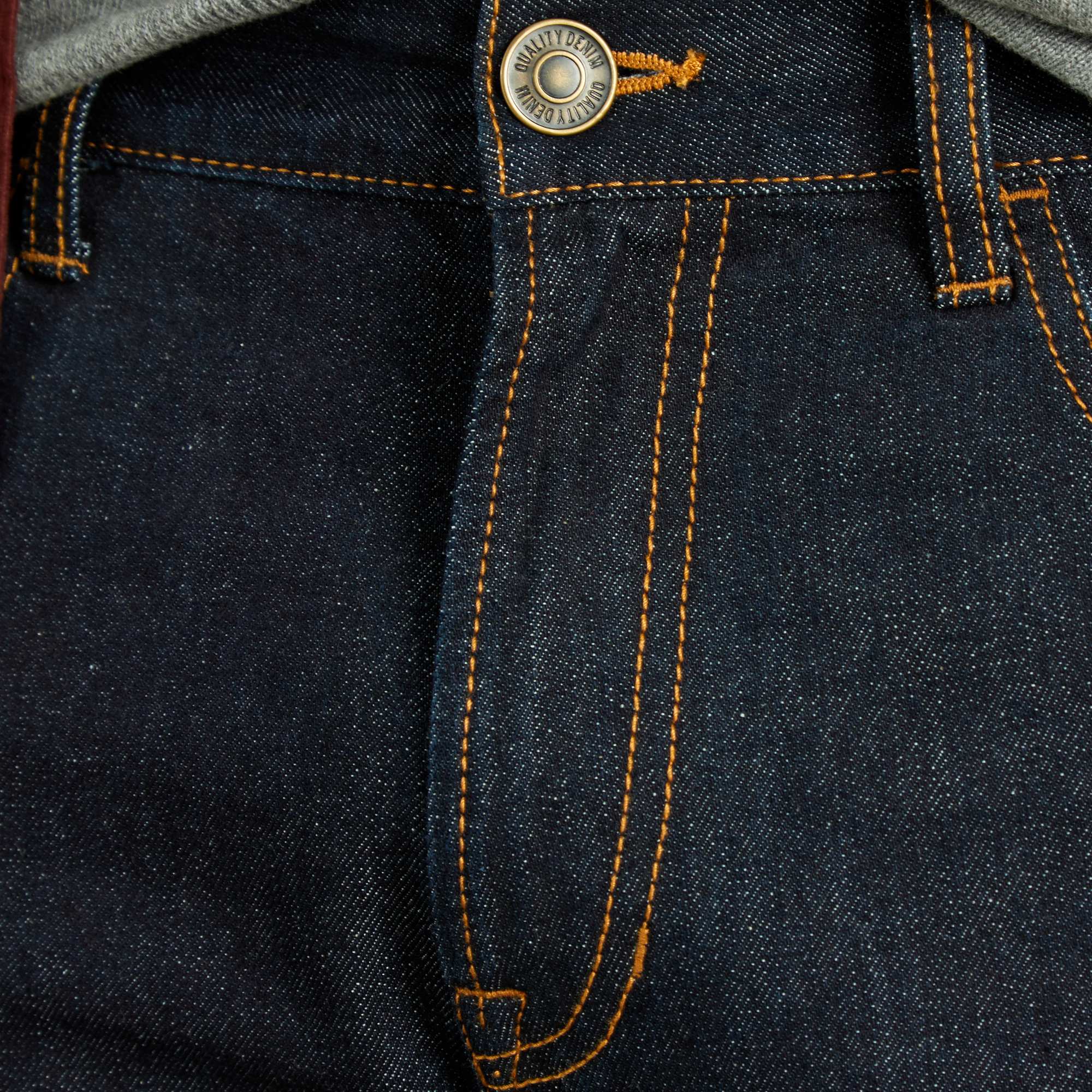 Regular-fit untreated jeans raw - Image 8