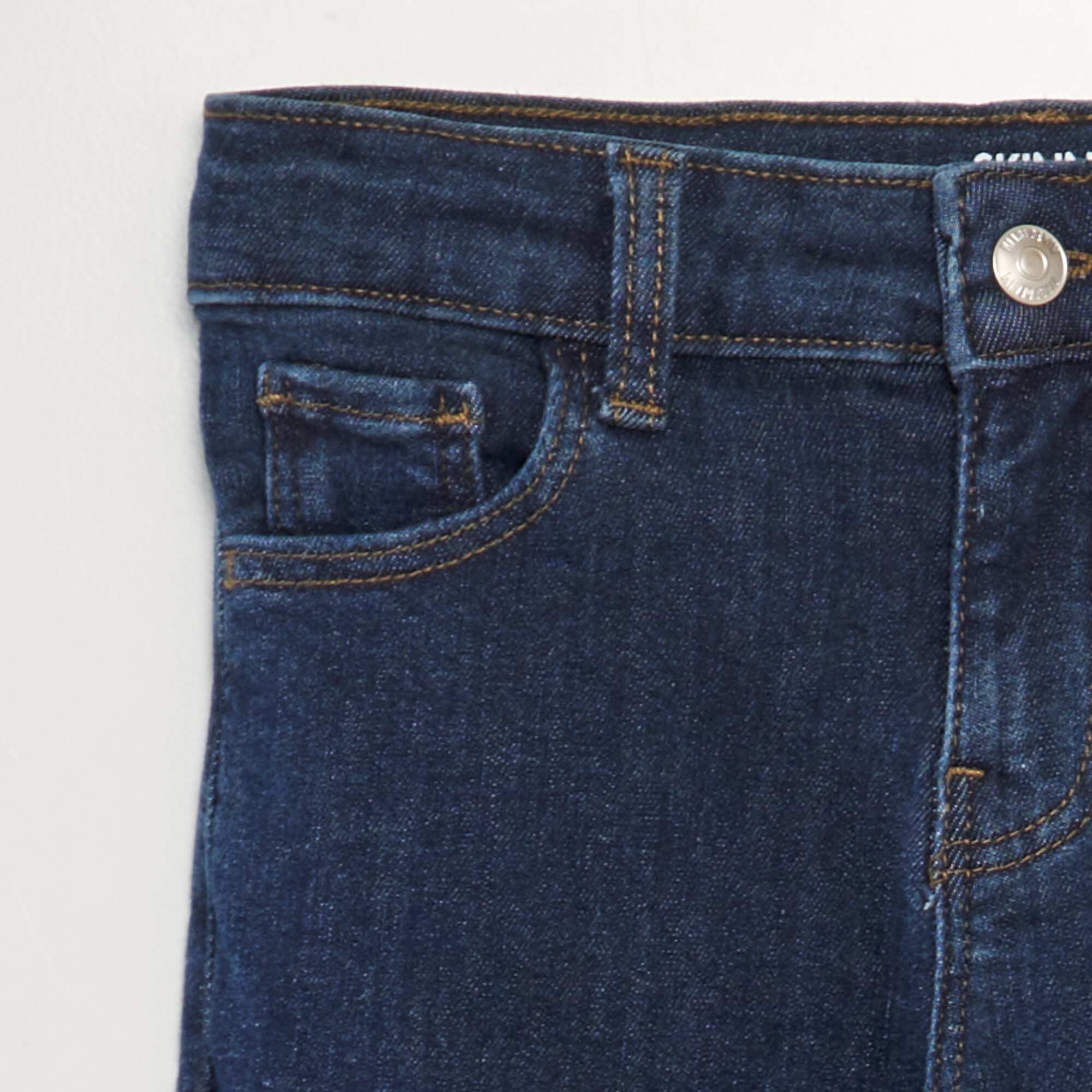 Skinny denim trousers. BLUE - Image 3