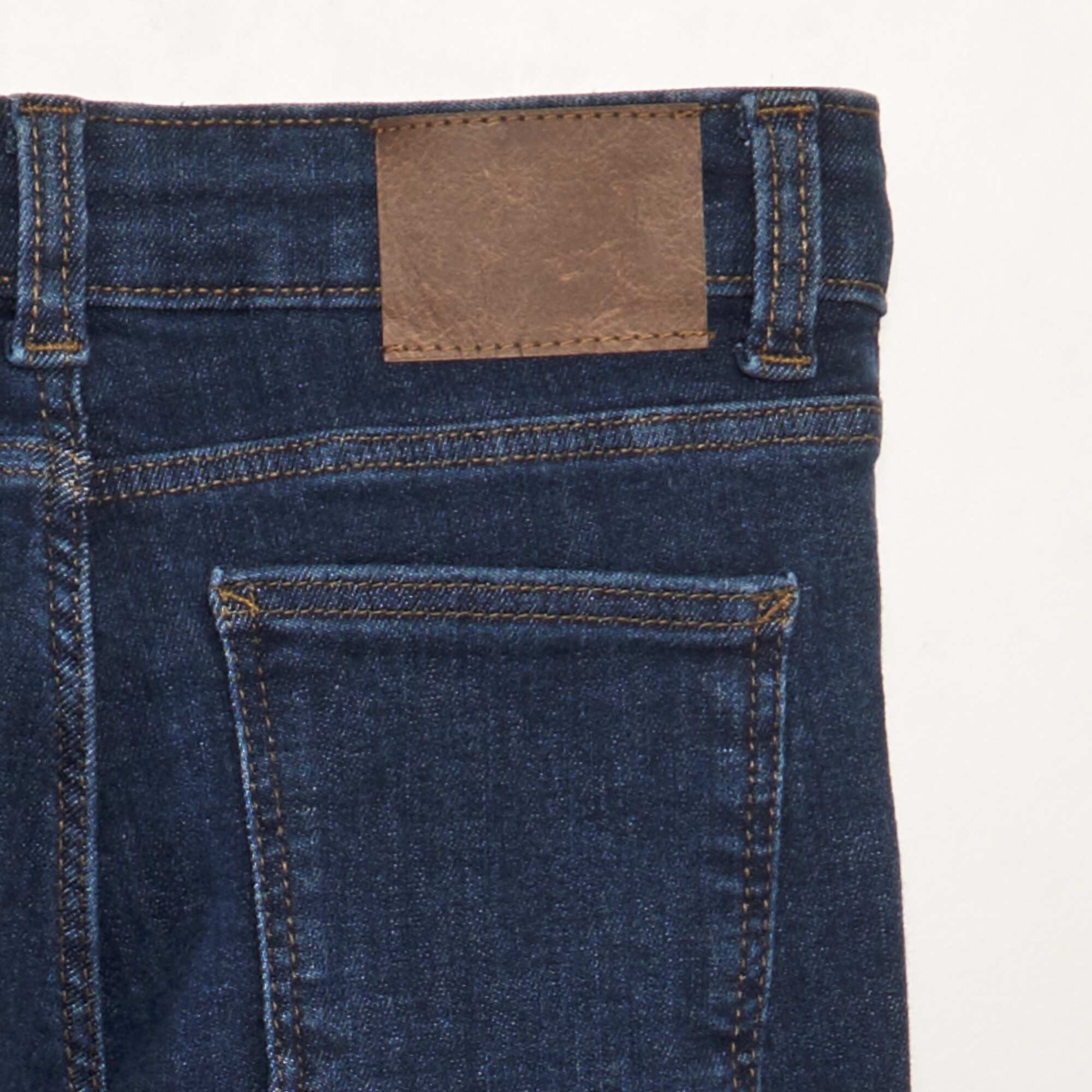 Skinny denim trousers. BLUE - Image 4