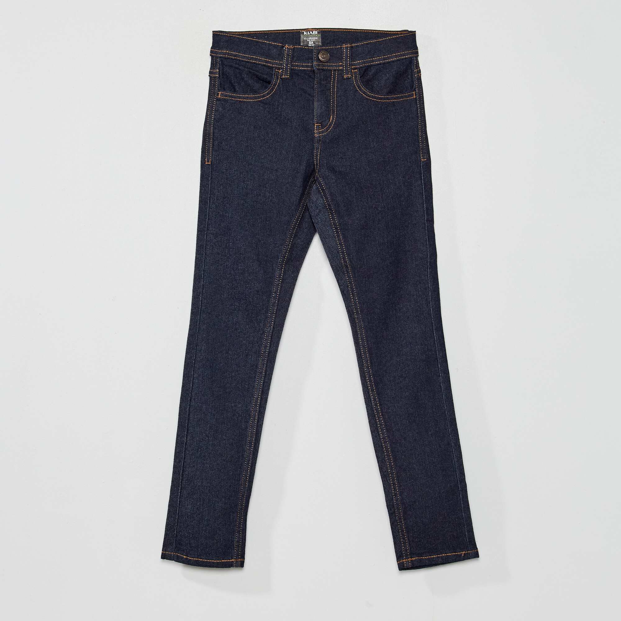 Skinny jeans with adjustable waist BLUE - Image 3