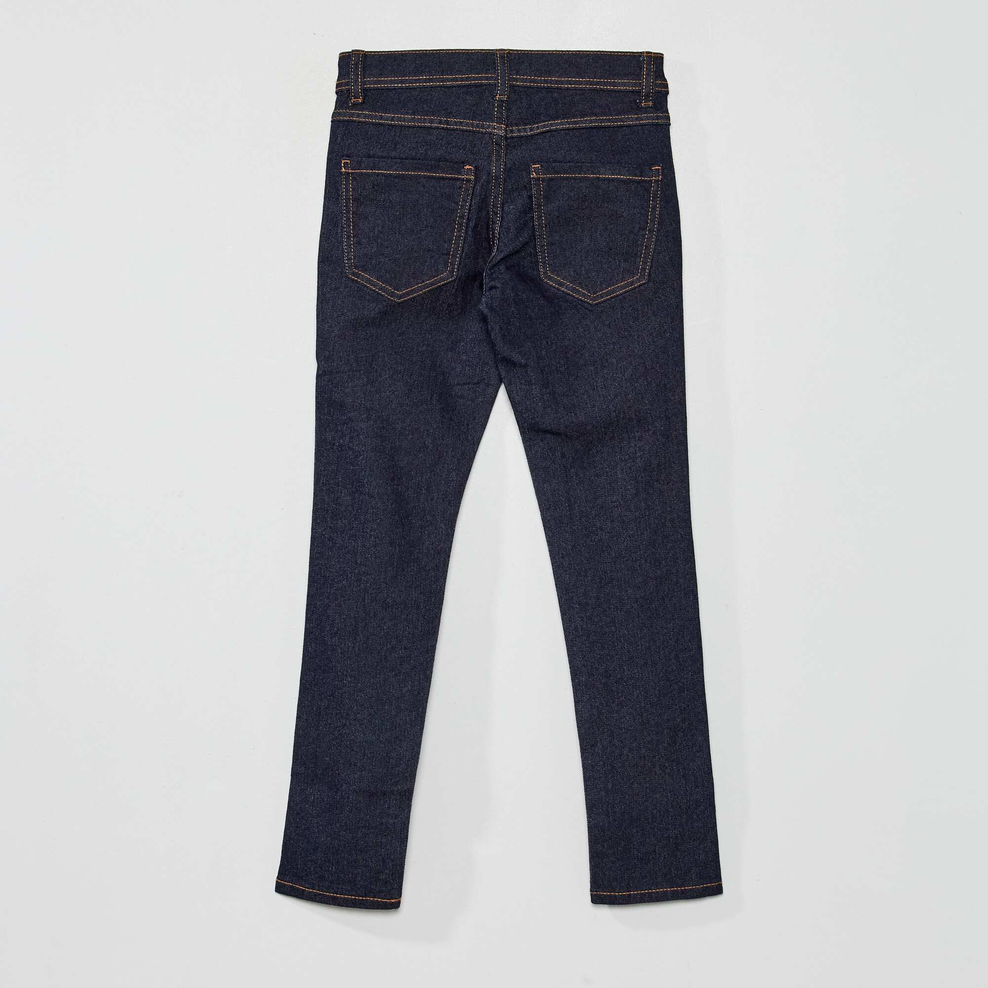 Skinny jeans with adjustable waist BLUE - Image 4