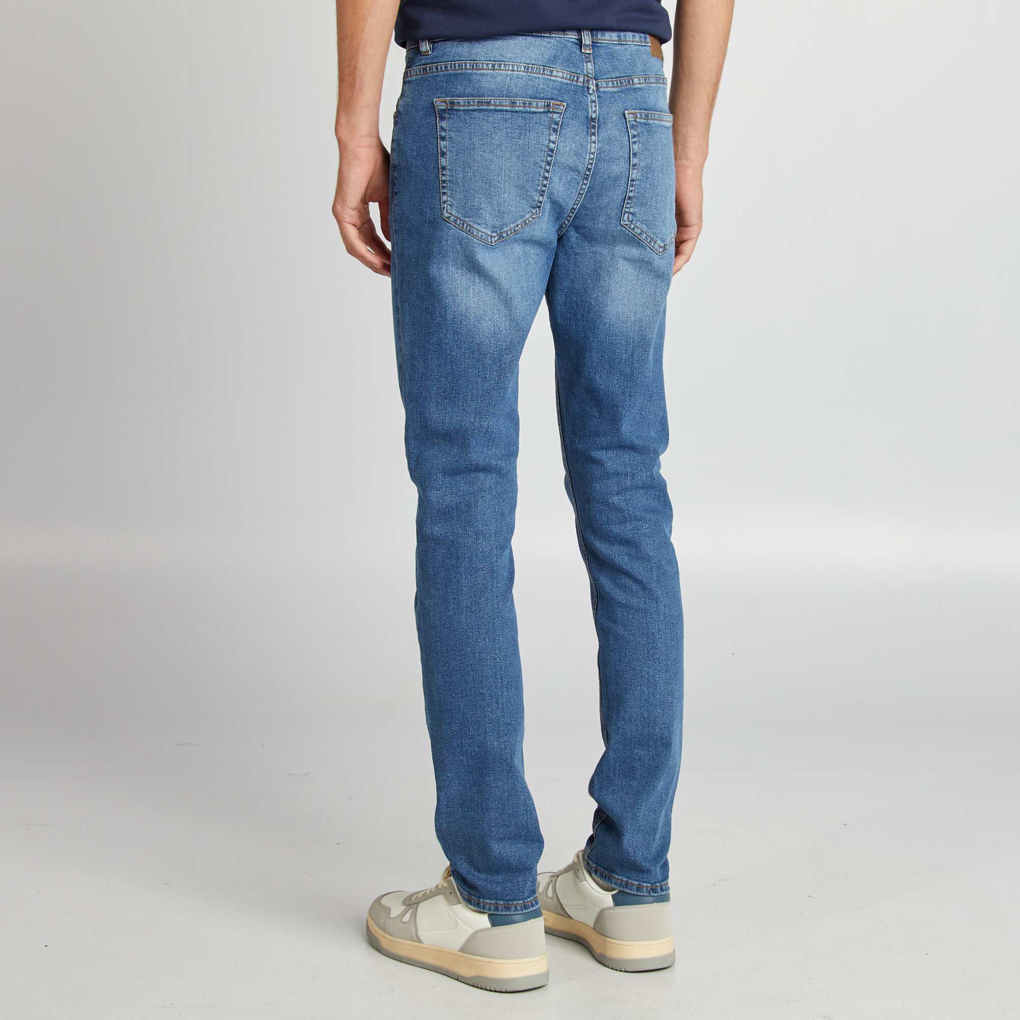 Slim-fit 5-pocket jeans - L34 BLUE - Image 3