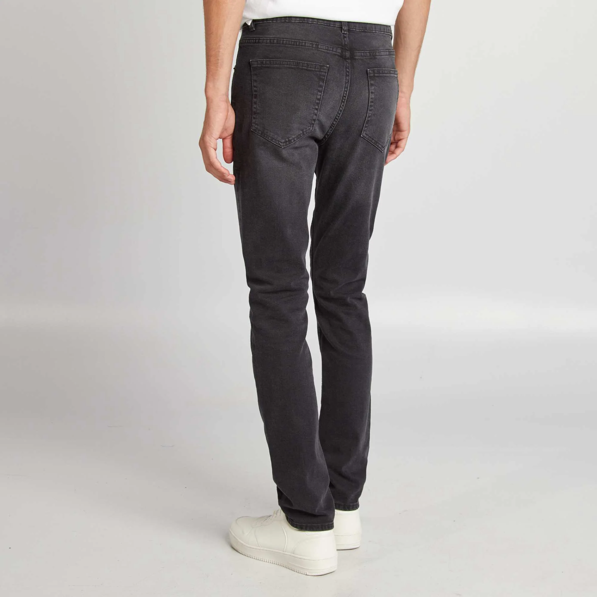 Slim-fit 5-pocket jeans - L34 GREY - Image 3