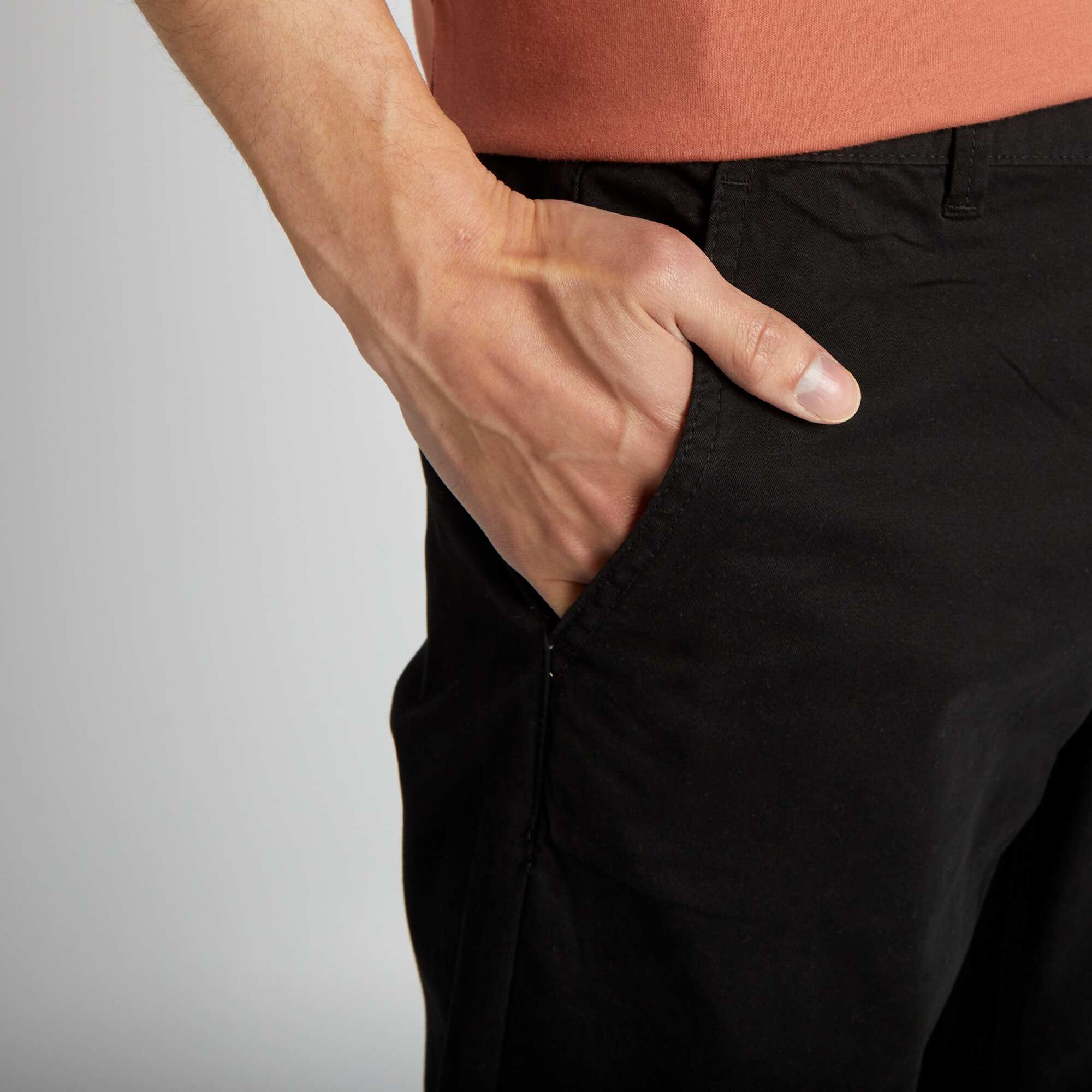 Slim-fit chinos black - Image 4