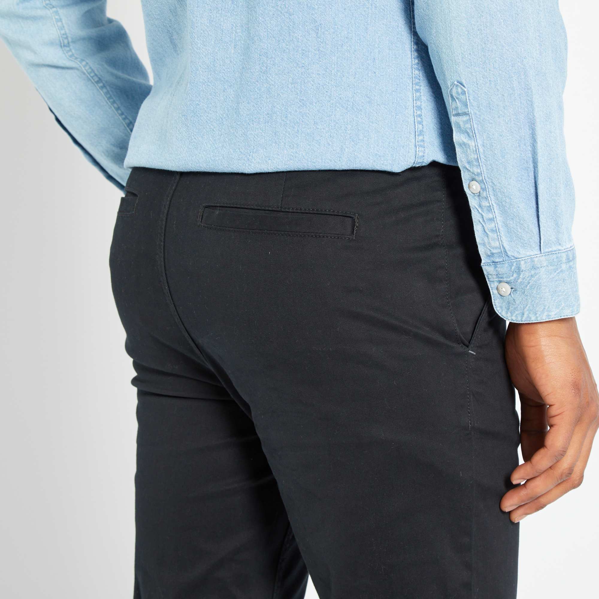 Slim-fit chinos black - Image 7