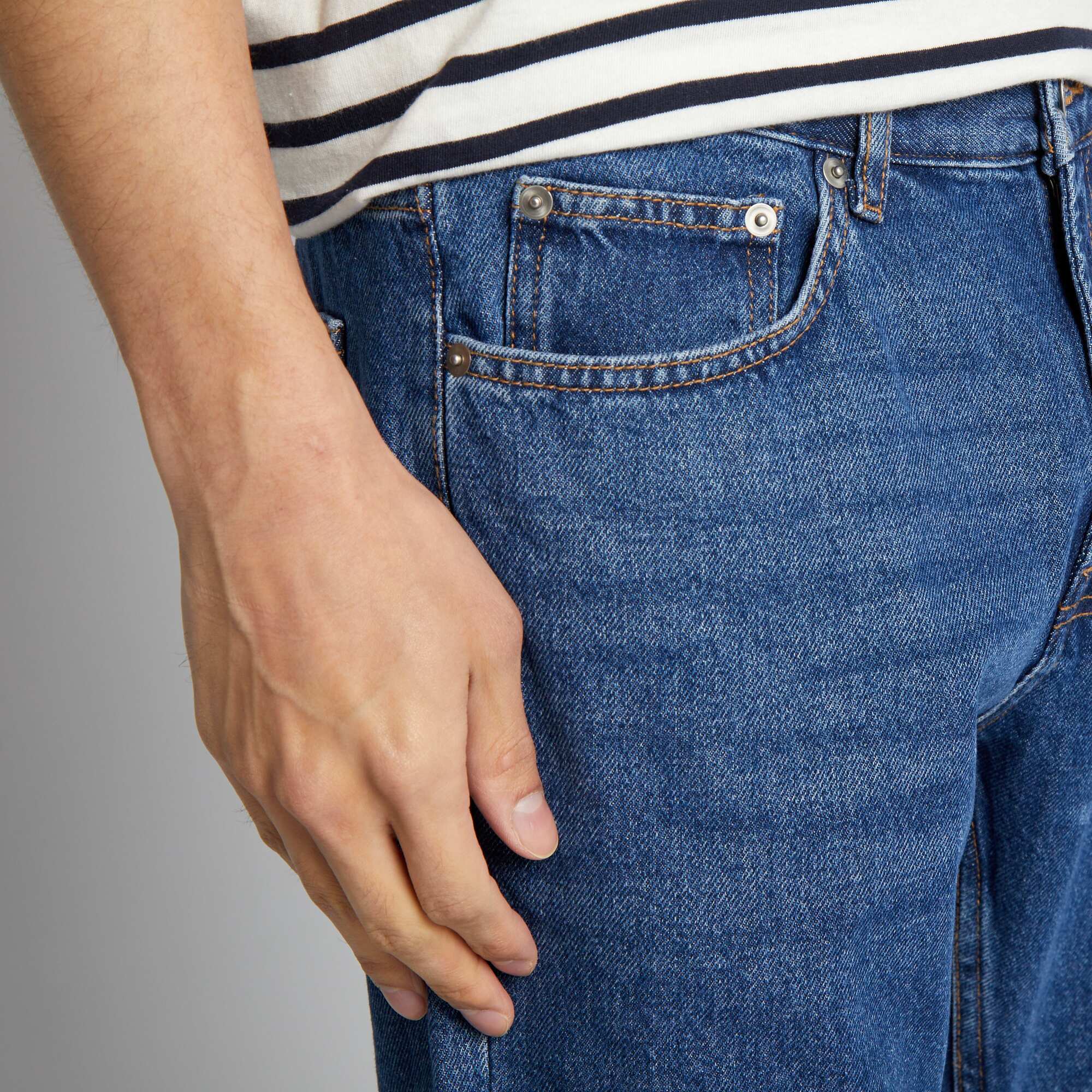 Straight-leg jeans - L34 BLUE - Image 6