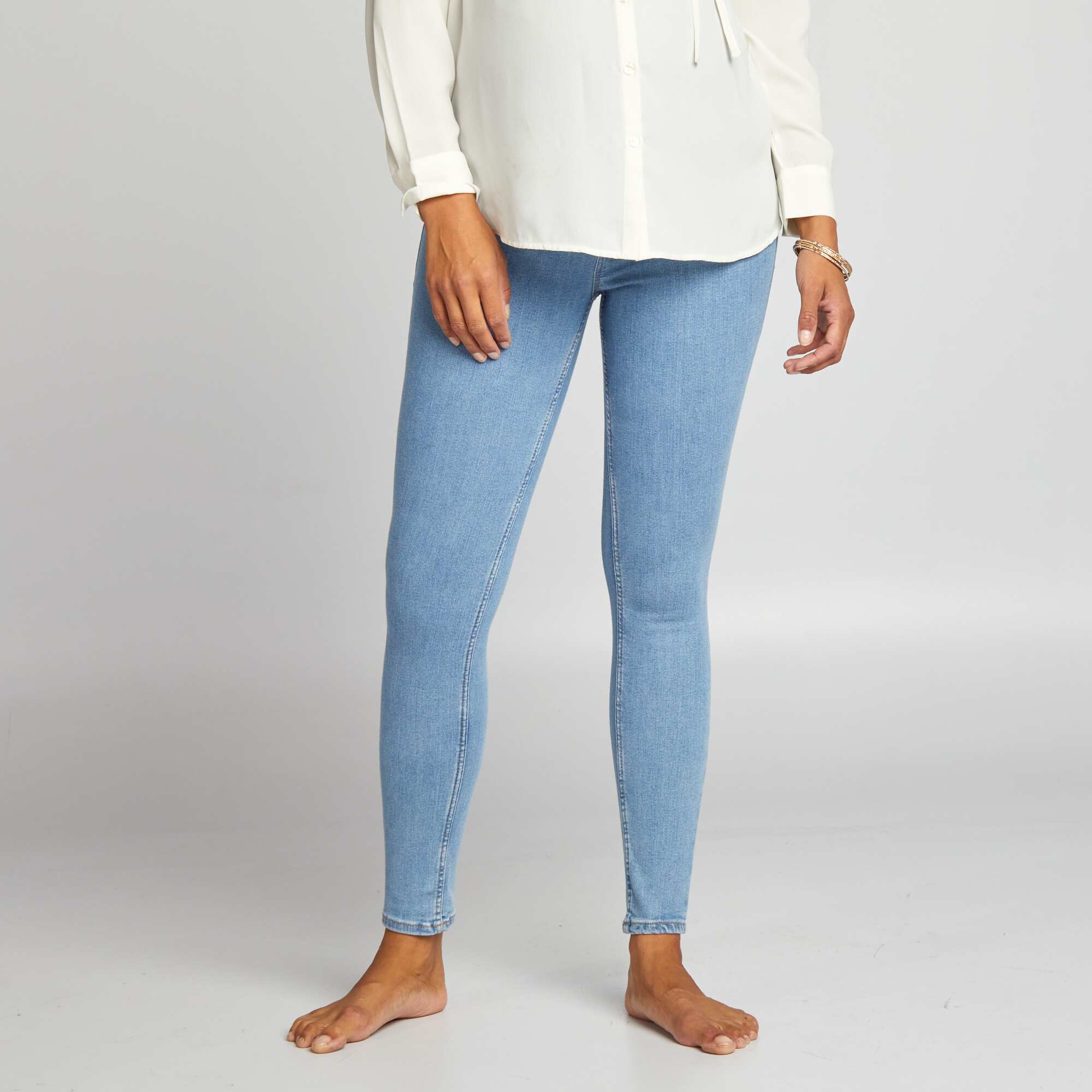 Super stretchy maternity jeans Blue - Image 5