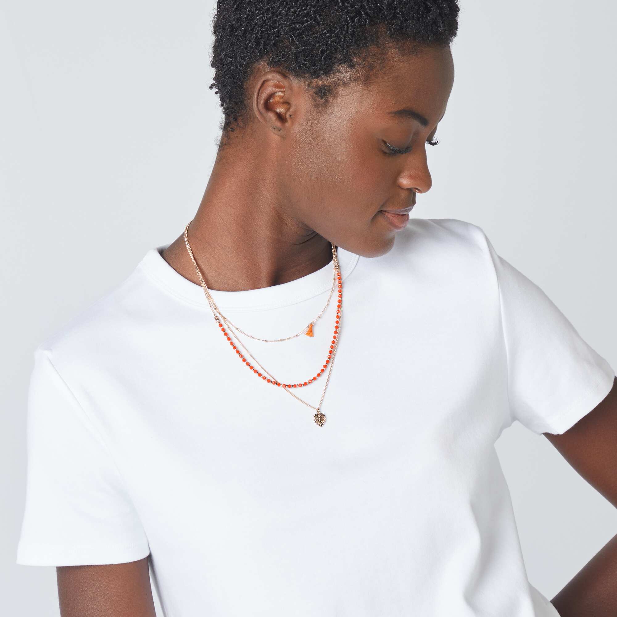 Thick cotton T-shirt white - Image 5