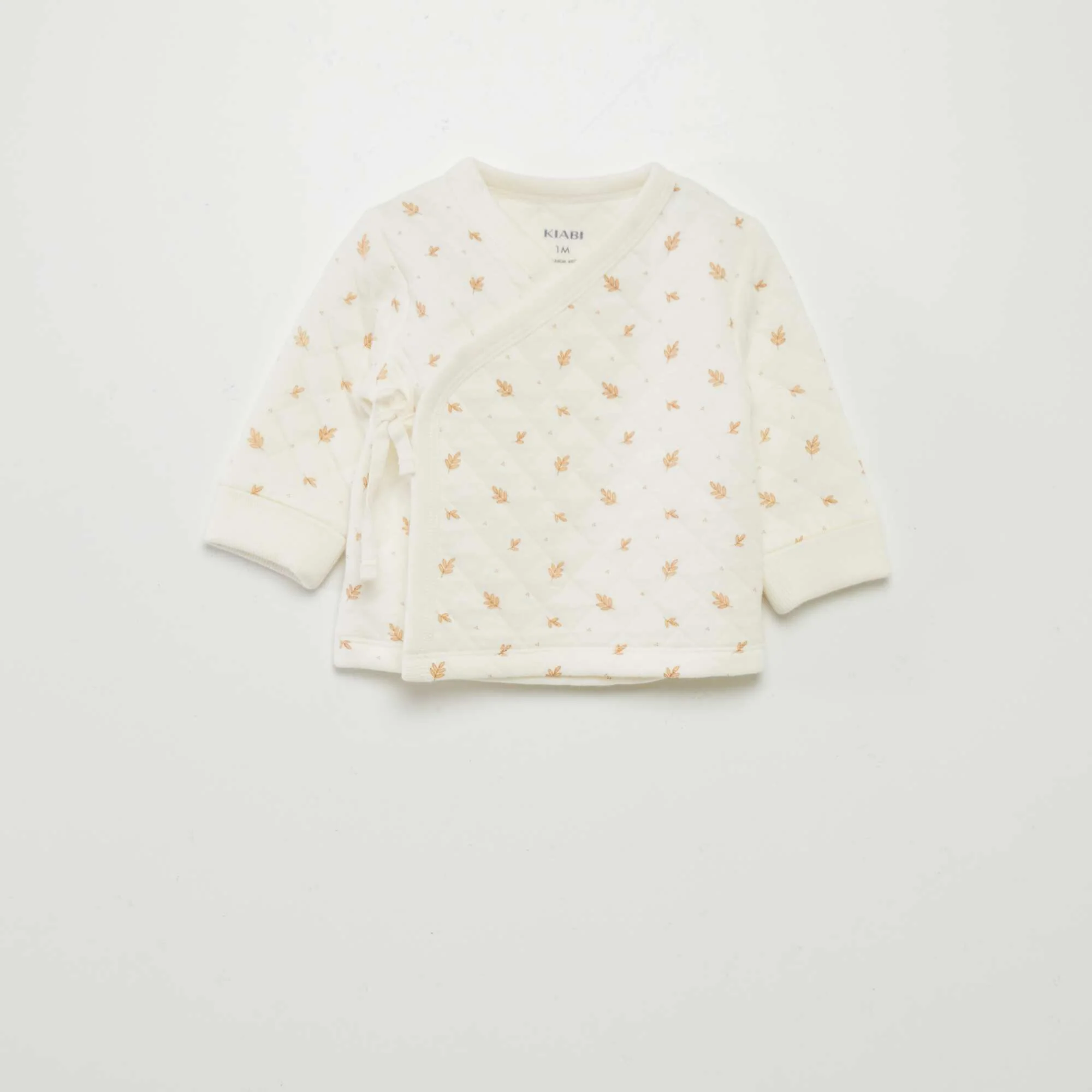 Two-piece quilted pyjama set WHITE - Image 3