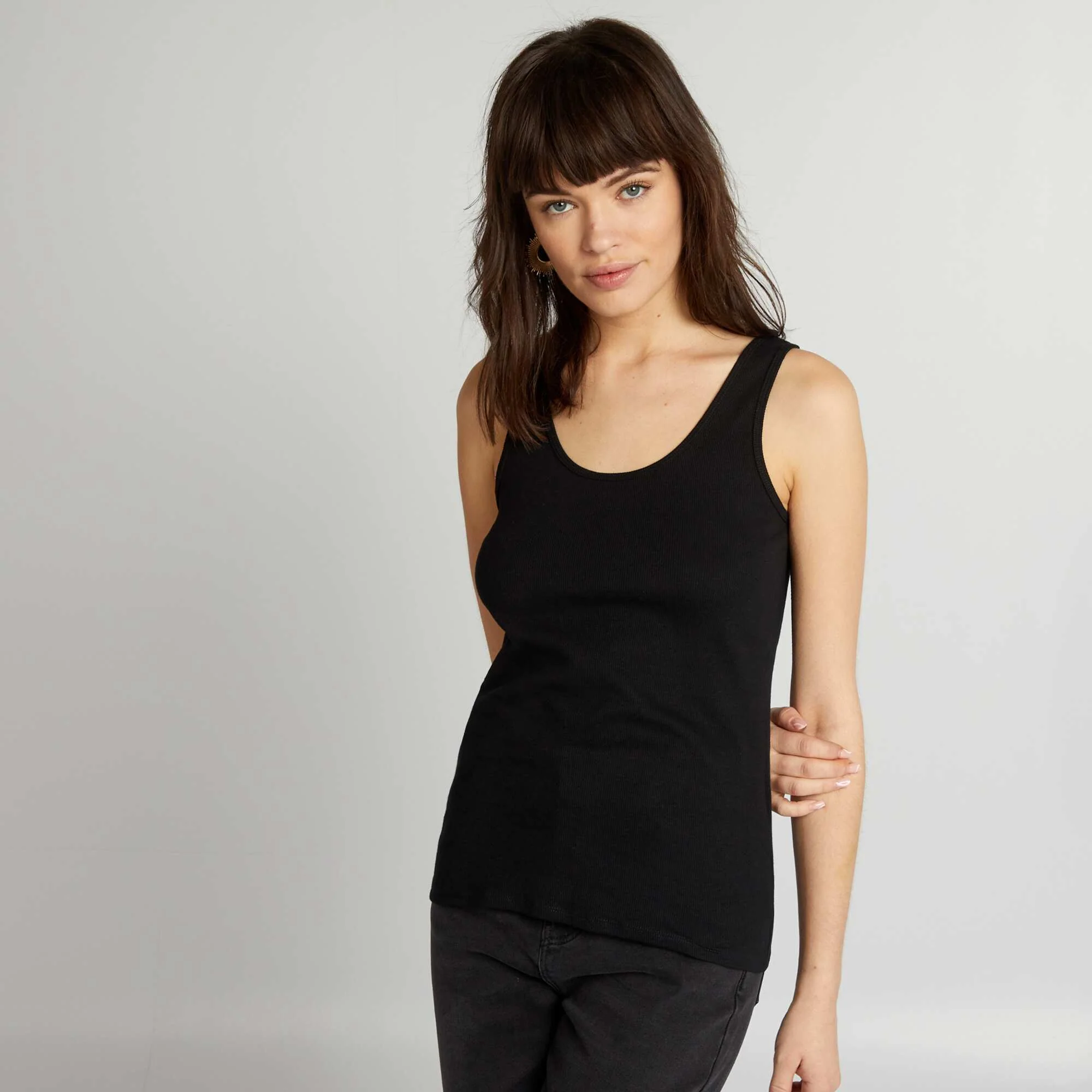 Vest top black - Image 3