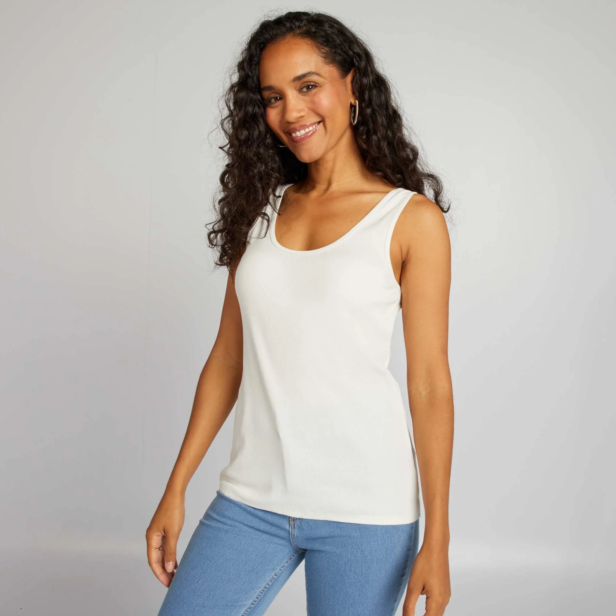Vest top WHITE - Image 3