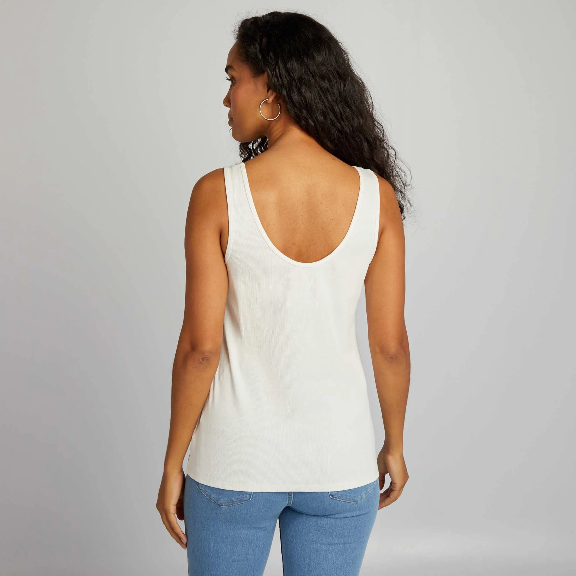 Vest top WHITE - Image 4