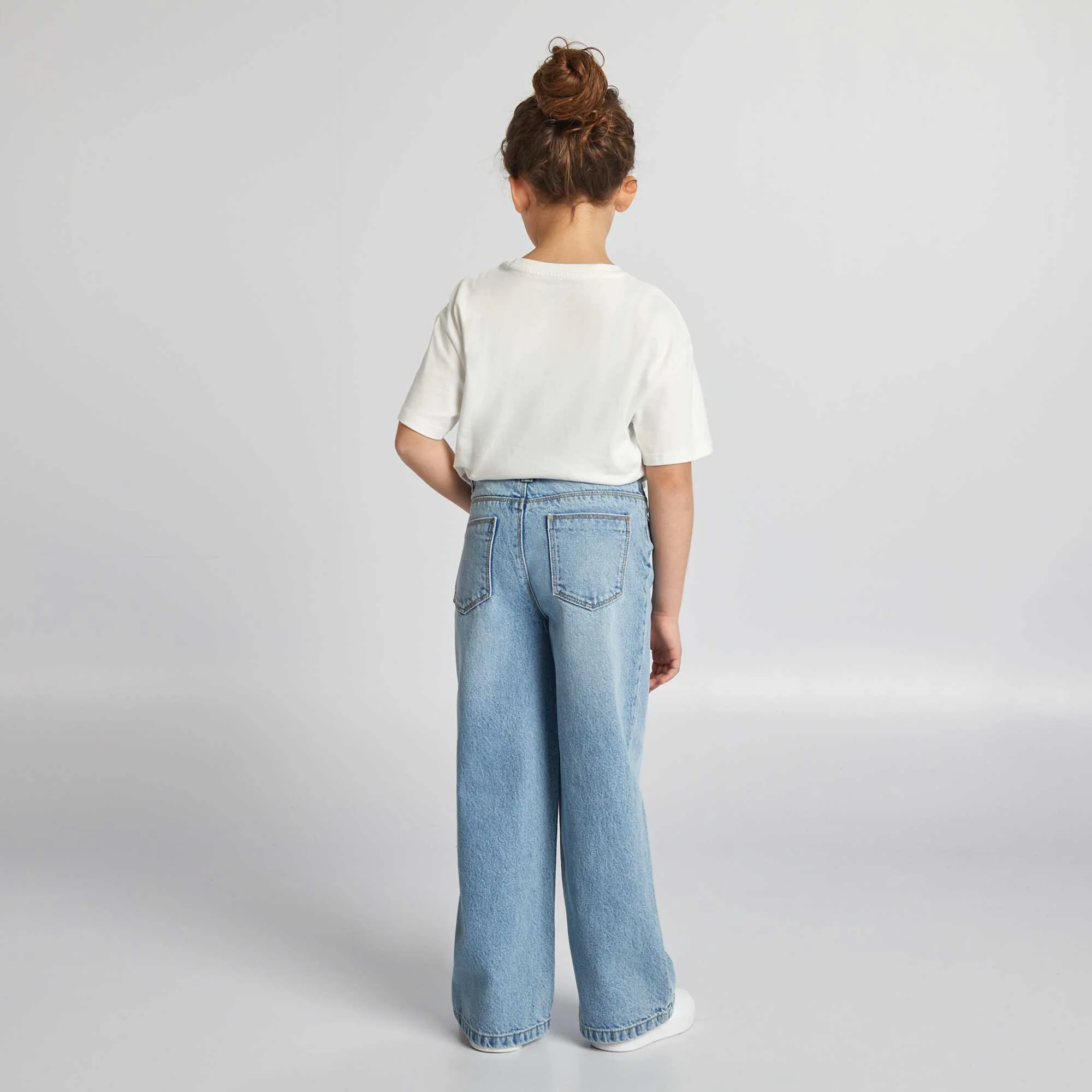 Wide-leg trousers BLUE - Image 3