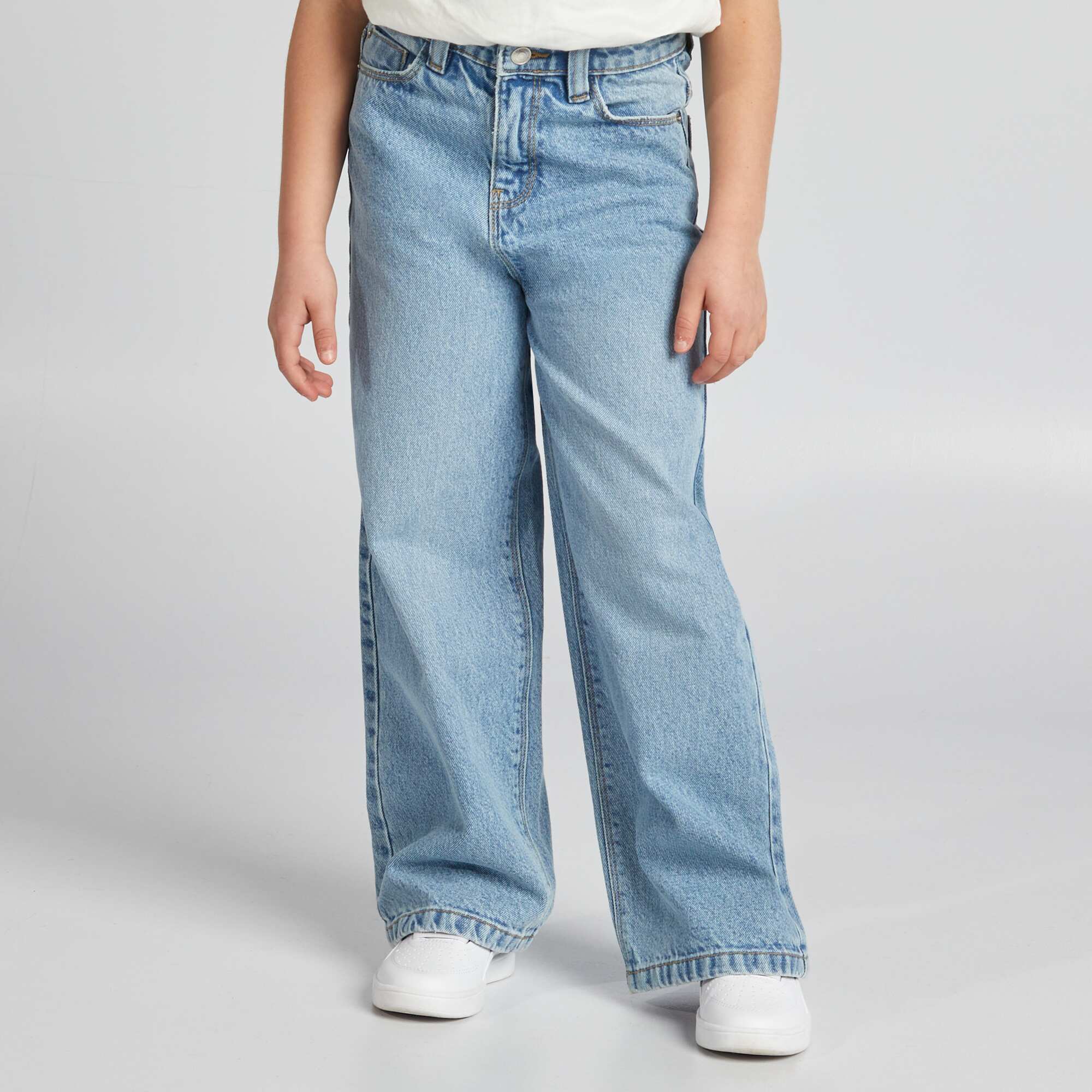 Wide-leg trousers BLUE - Image 4